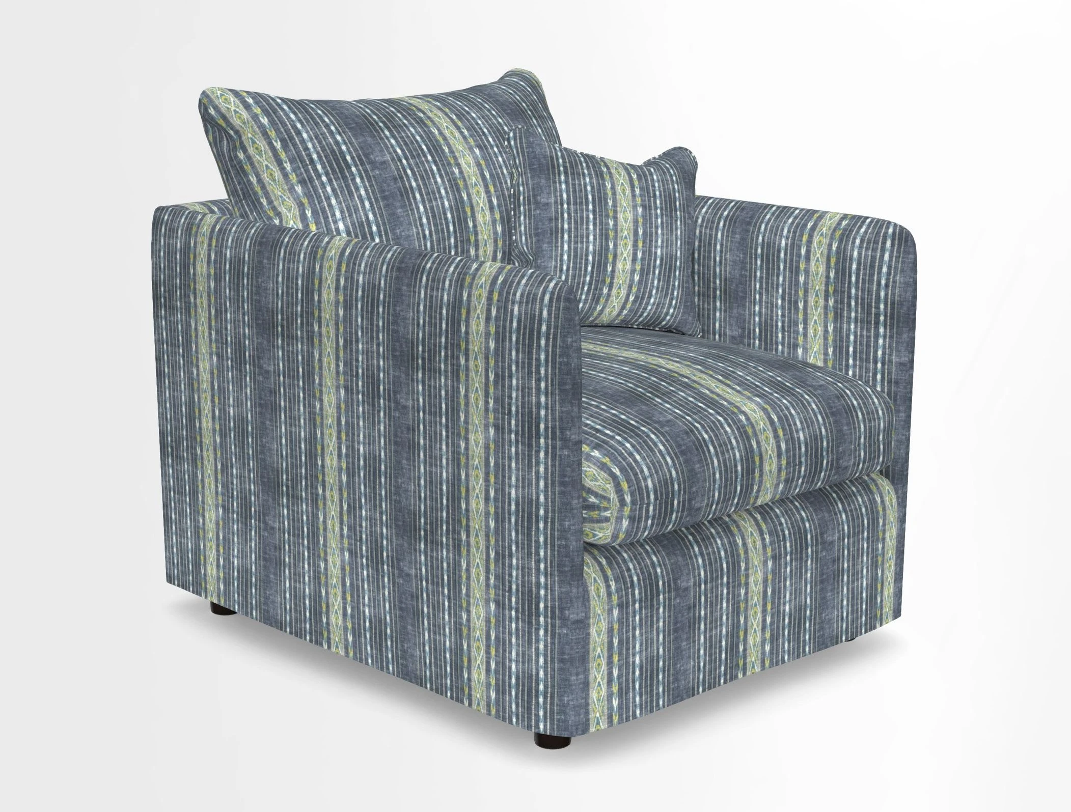 Madehurst Chair in Two Tone Plain Biscuit. Loose cover option available