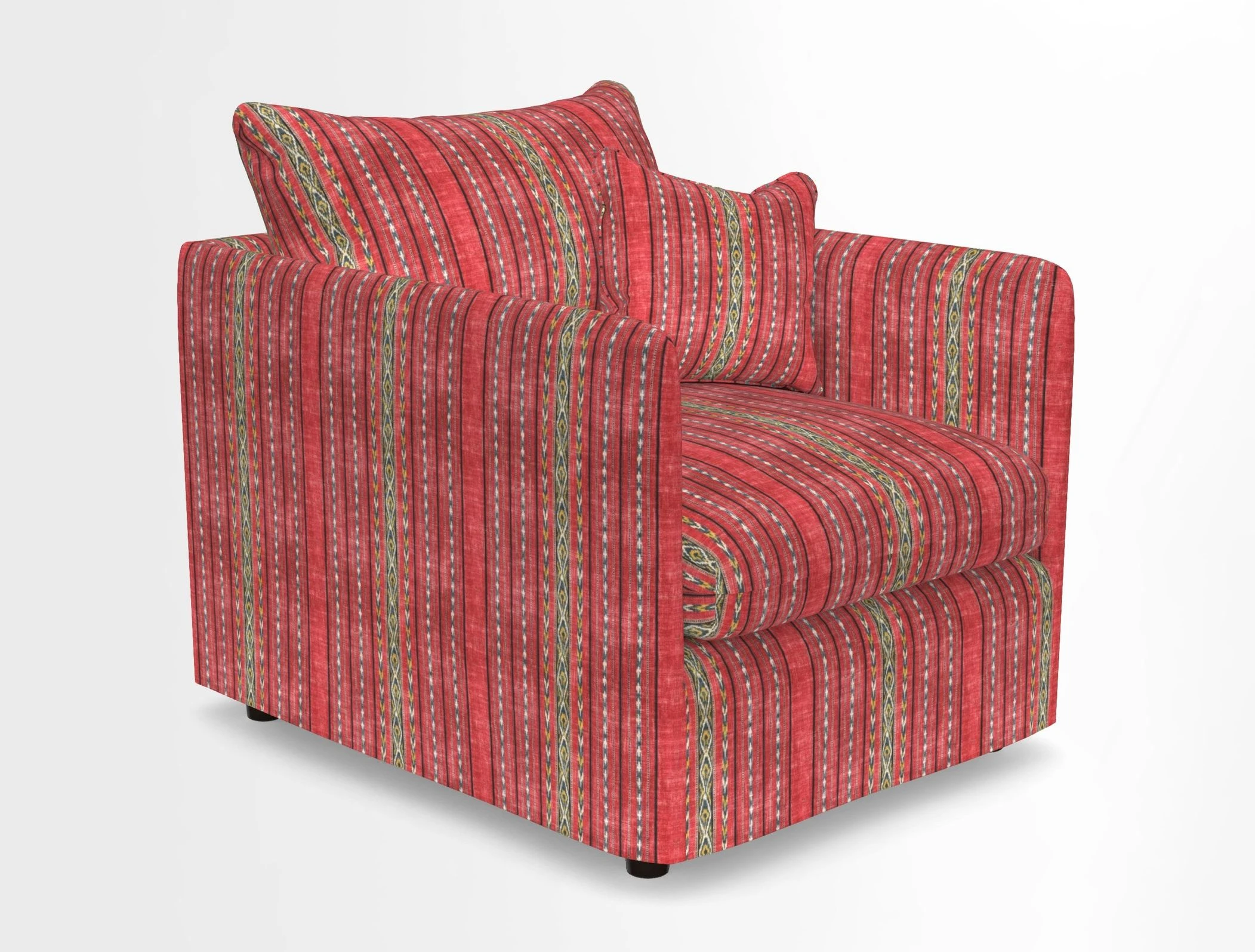 Madehurst Chair in Two Tone Plain Biscuit. Loose cover option available