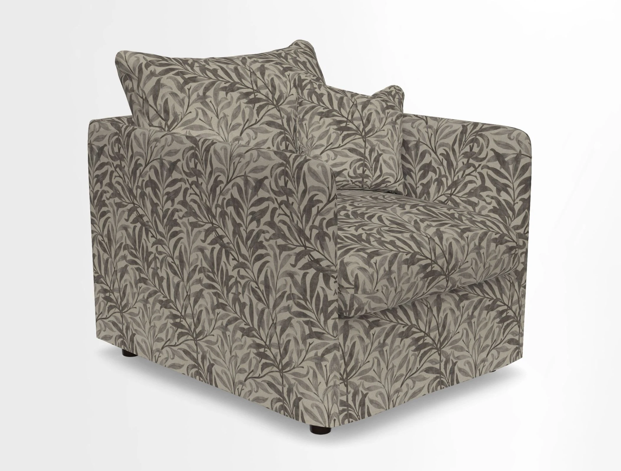 Madehurst Chair in Two Tone Plain Biscuit. Loose cover option available