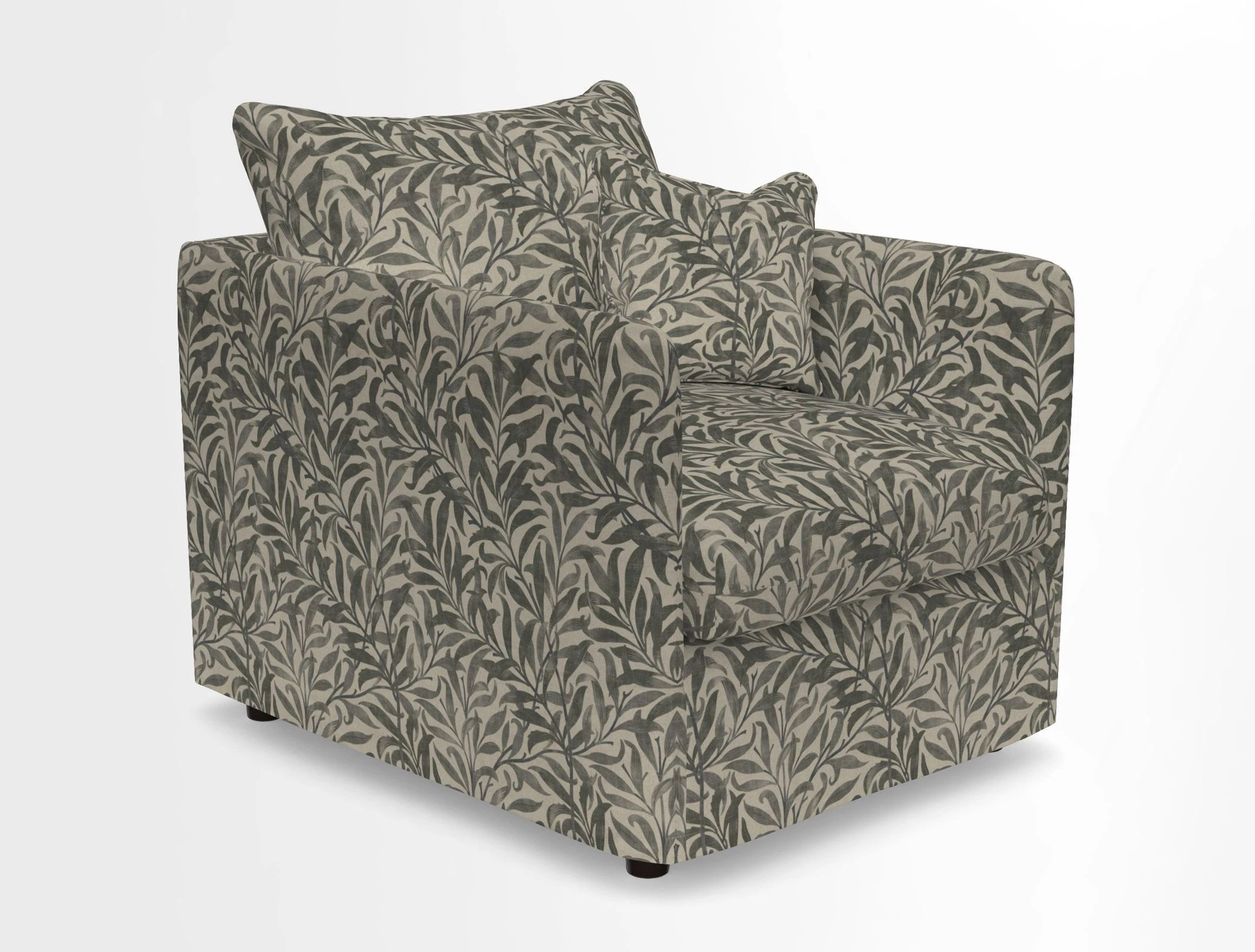Madehurst Chair in Two Tone Plain Biscuit. Loose cover option available