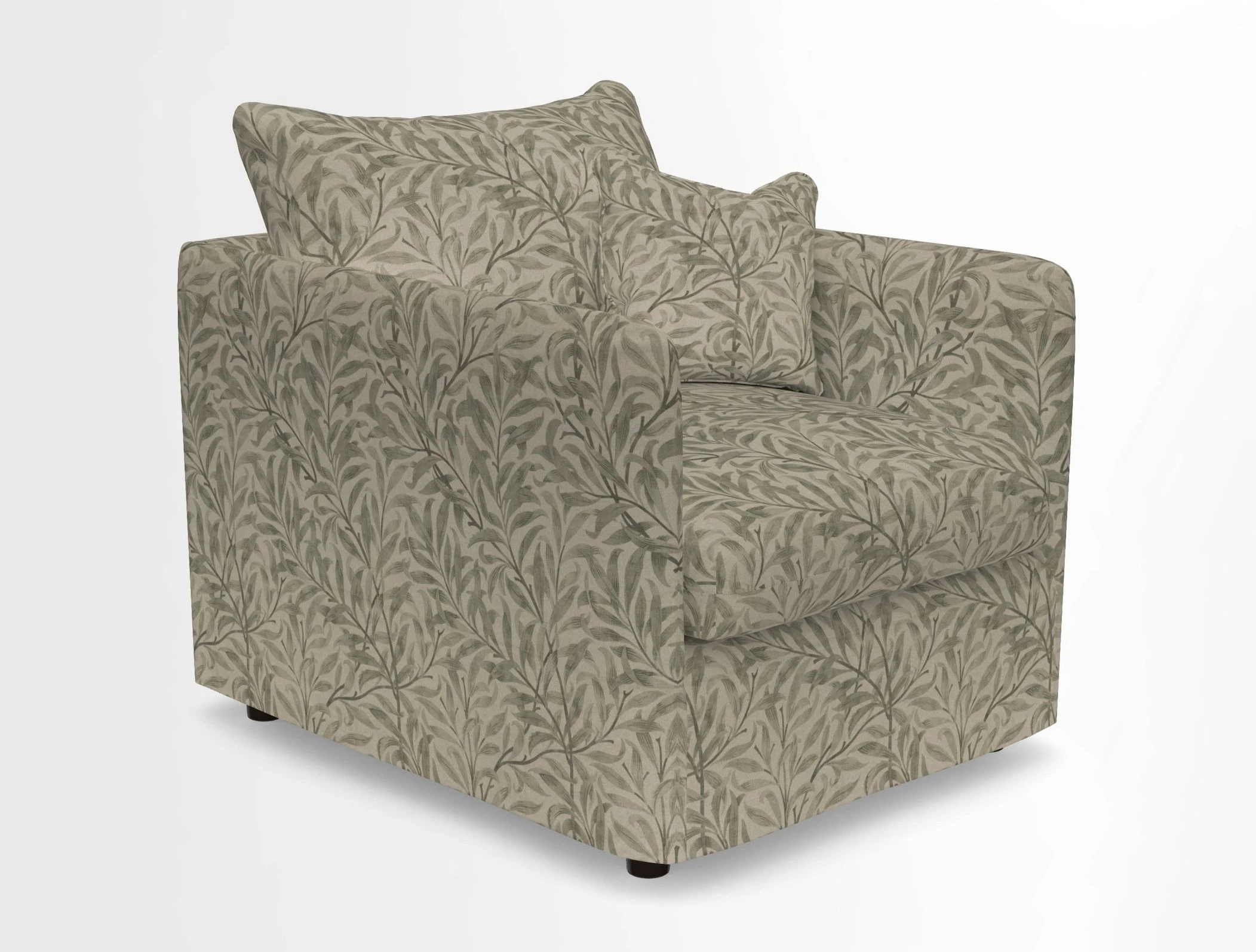 Madehurst Chair in Two Tone Plain Biscuit. Loose cover option available