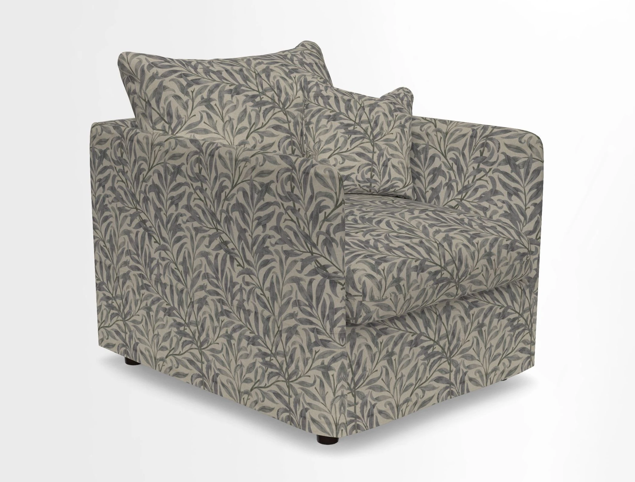 Madehurst Chair in Two Tone Plain Biscuit. Loose cover option available