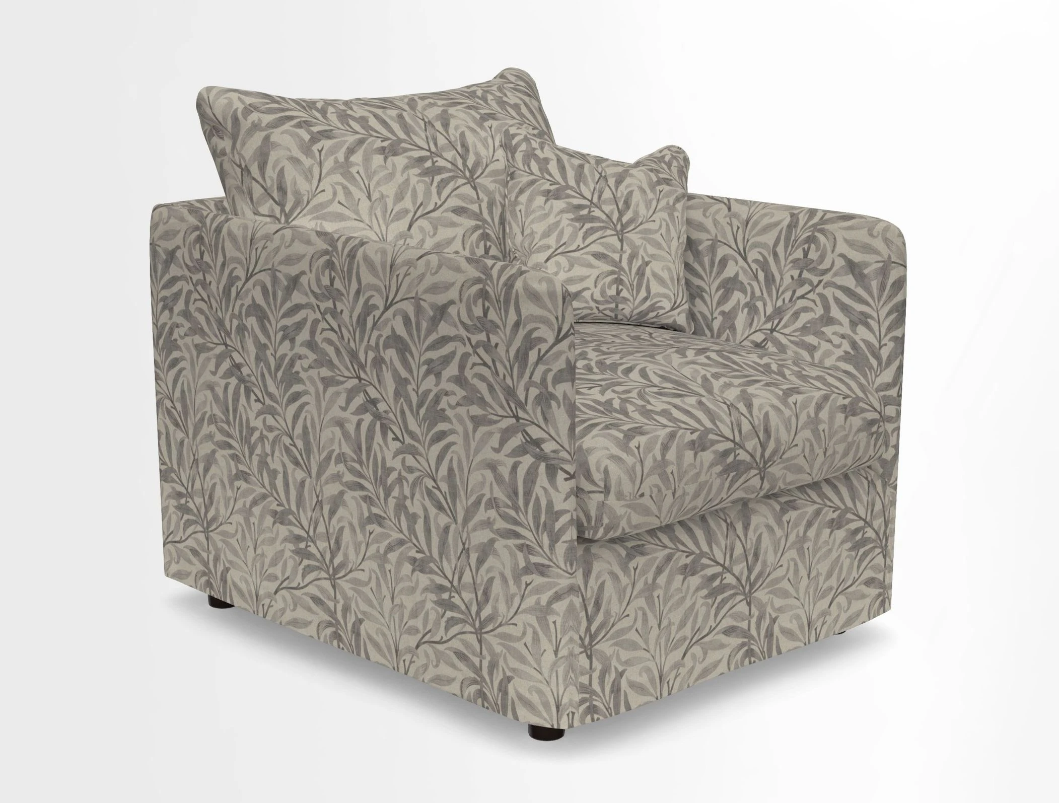 Madehurst Chair in Two Tone Plain Biscuit. Loose cover option available