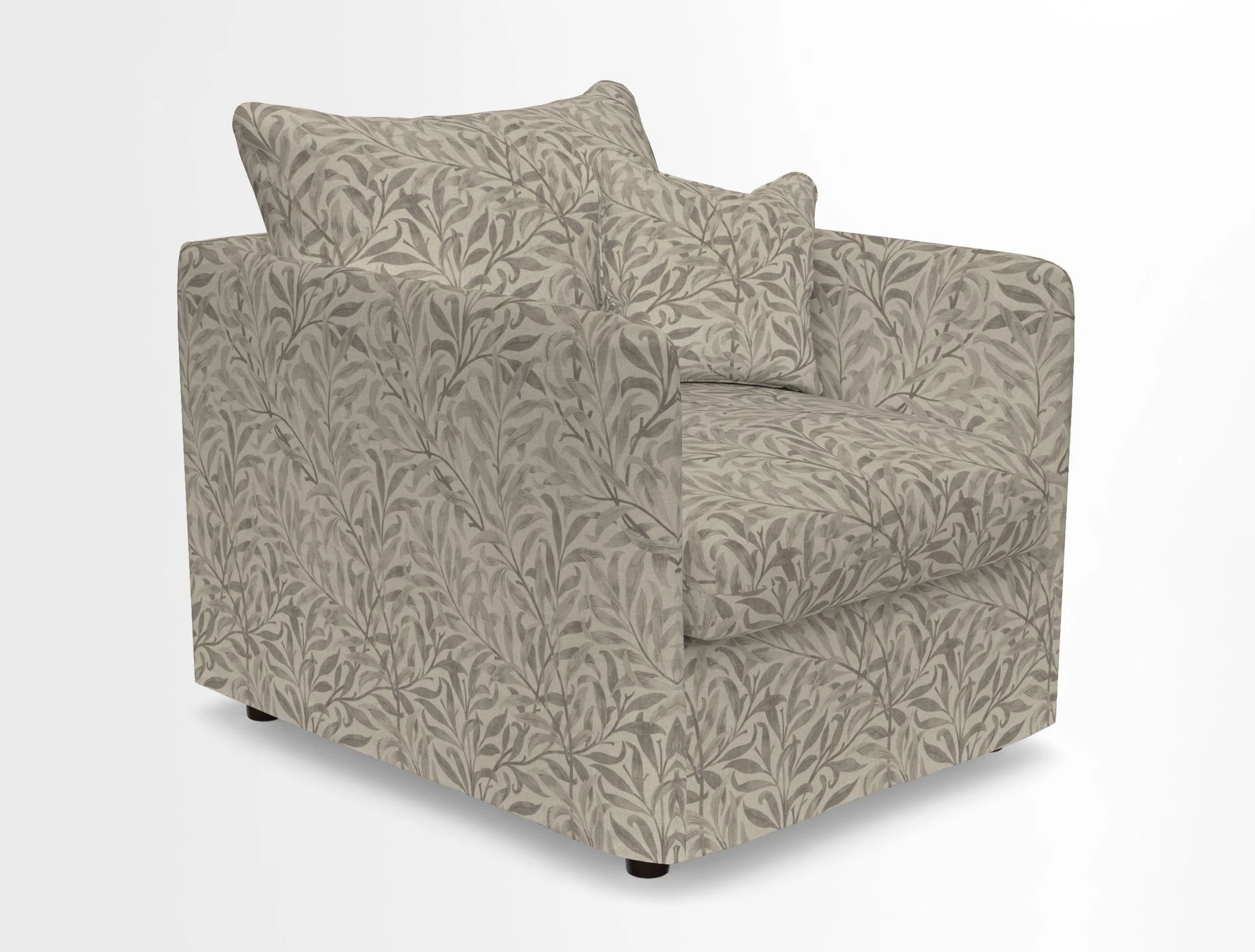 Madehurst Chair in Two Tone Plain Biscuit. Loose cover option available