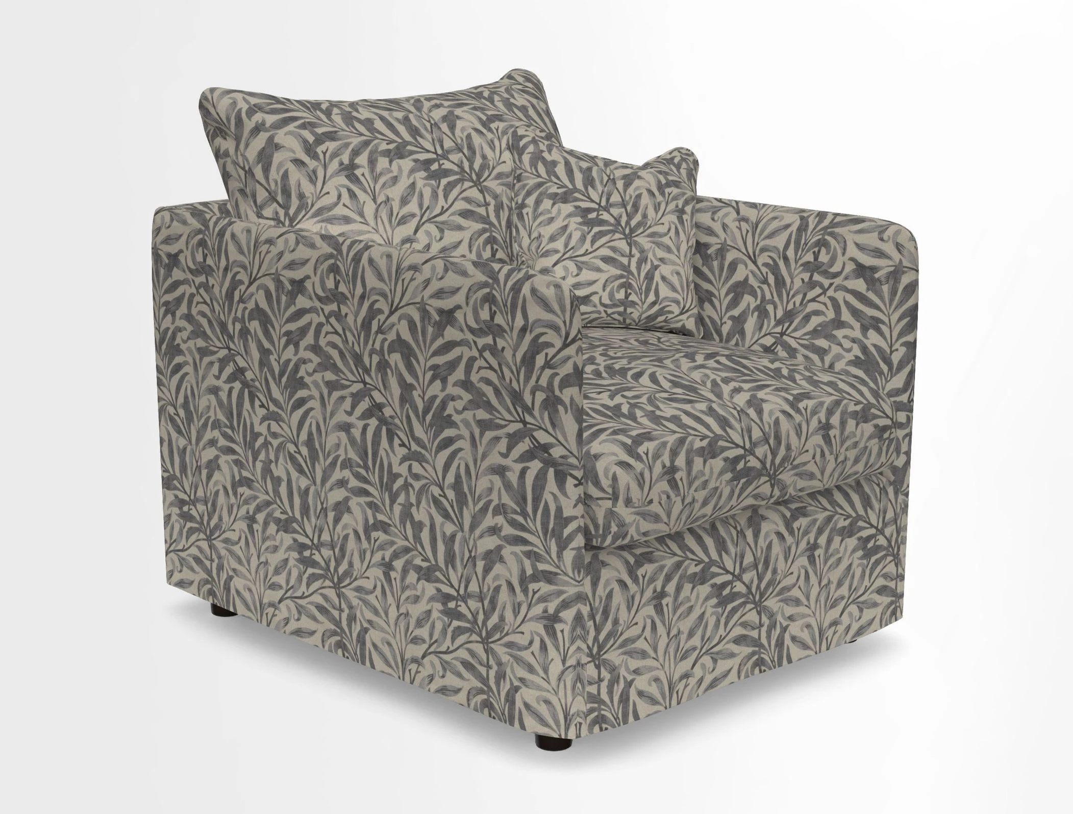 Madehurst Chair in Two Tone Plain Biscuit. Loose cover option available