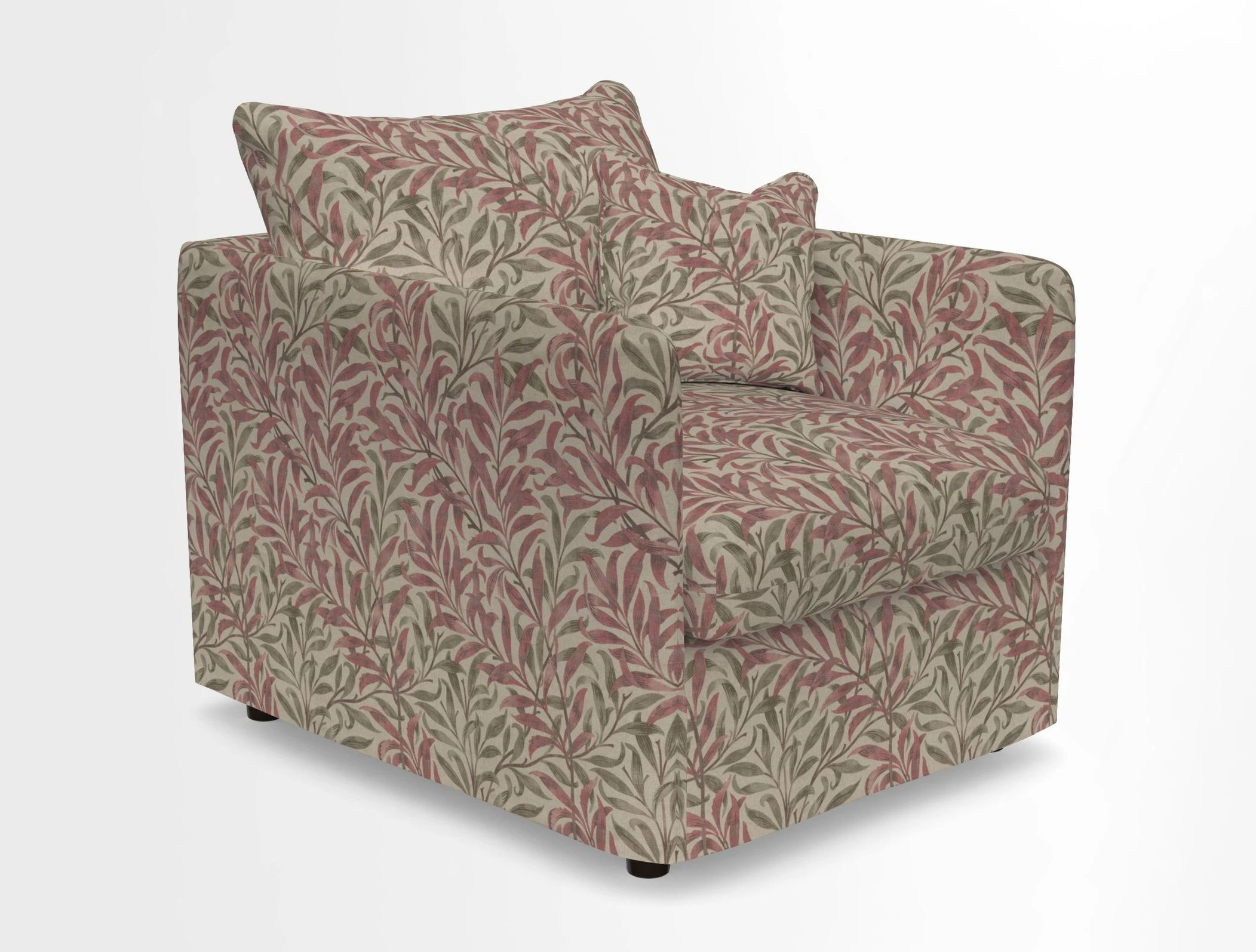 Madehurst Chair in Two Tone Plain Biscuit. Loose cover option available