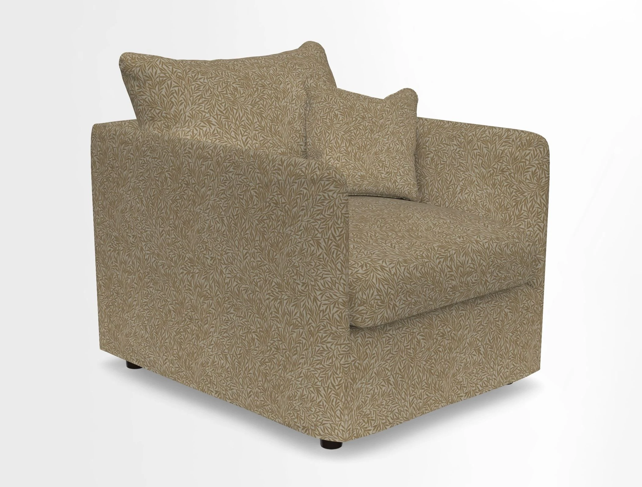 Madehurst Chair in Two Tone Plain Biscuit. Loose cover option available