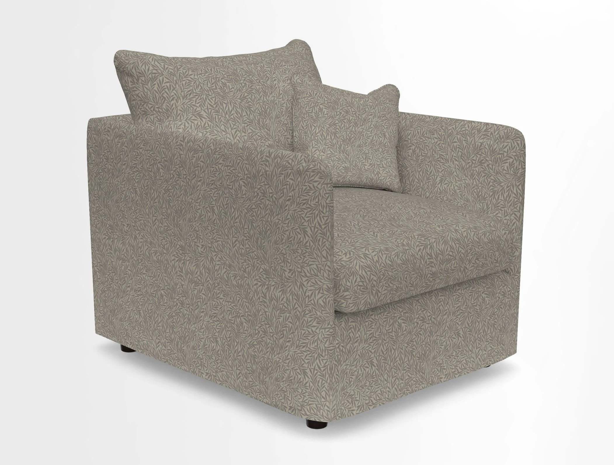 Madehurst Chair in Two Tone Plain Biscuit. Loose cover option available