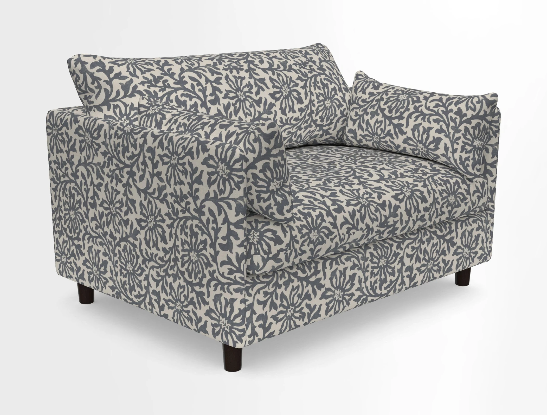 Madehurst Snuggler in Two Tone Plain Biscuit. Loose cover option available