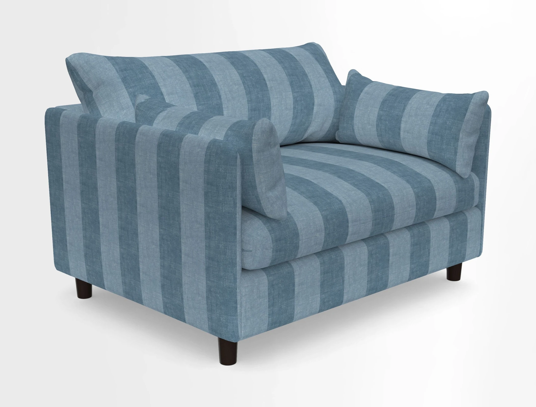 Madehurst Snuggler in Two Tone Plain Biscuit. Loose cover option available