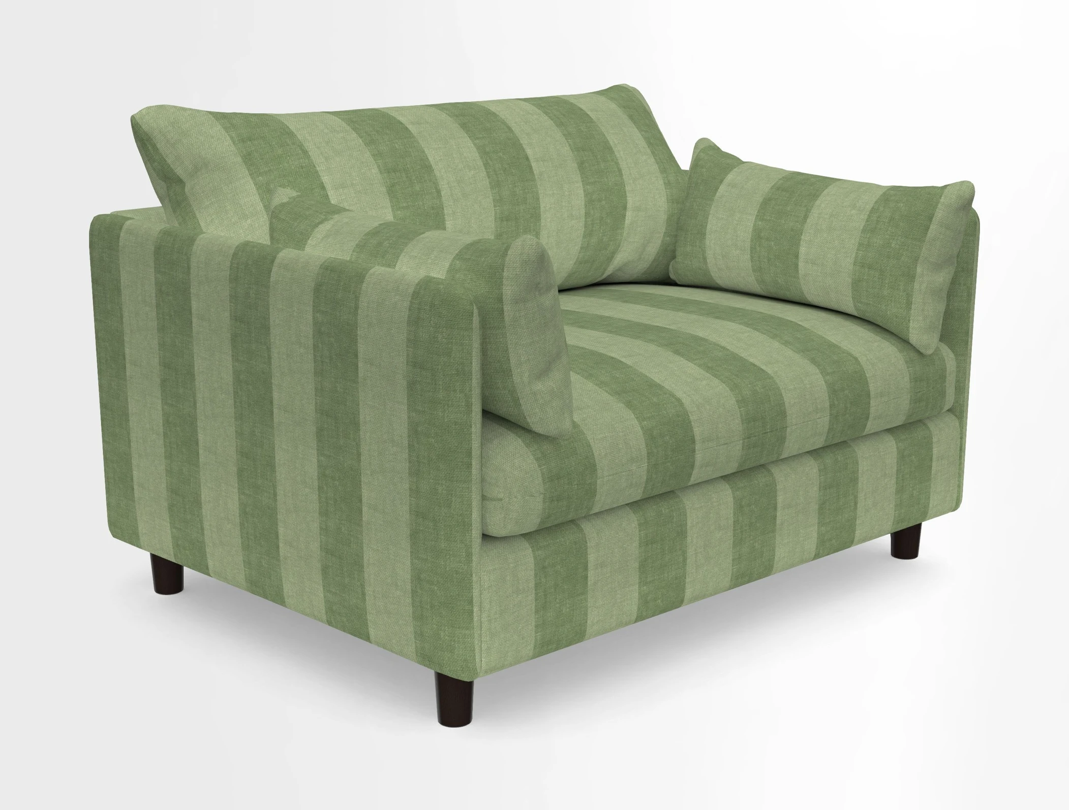 Madehurst Snuggler in Two Tone Plain Biscuit. Loose cover option available