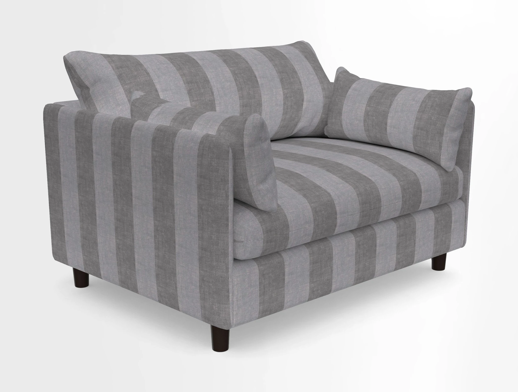 Madehurst Snuggler in Two Tone Plain Biscuit. Loose cover option available