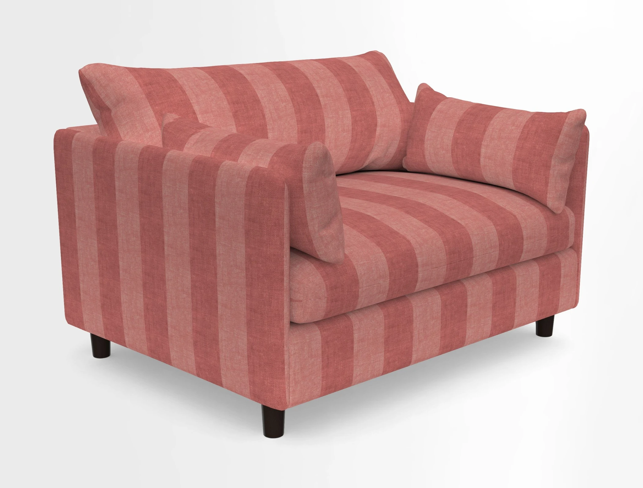 Madehurst Snuggler in Two Tone Plain Biscuit. Loose cover option available