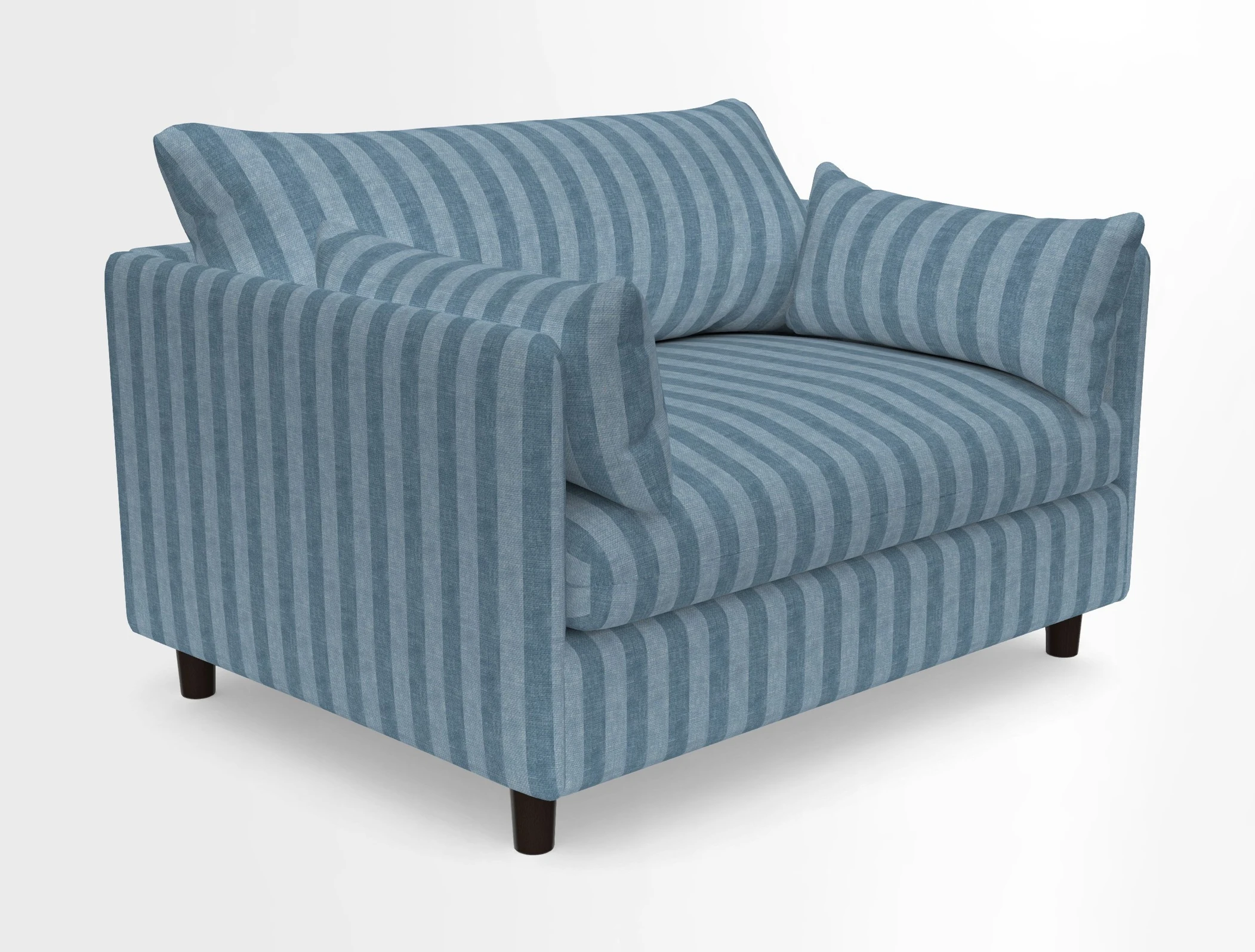 Madehurst Snuggler in Two Tone Plain Biscuit. Loose cover option available