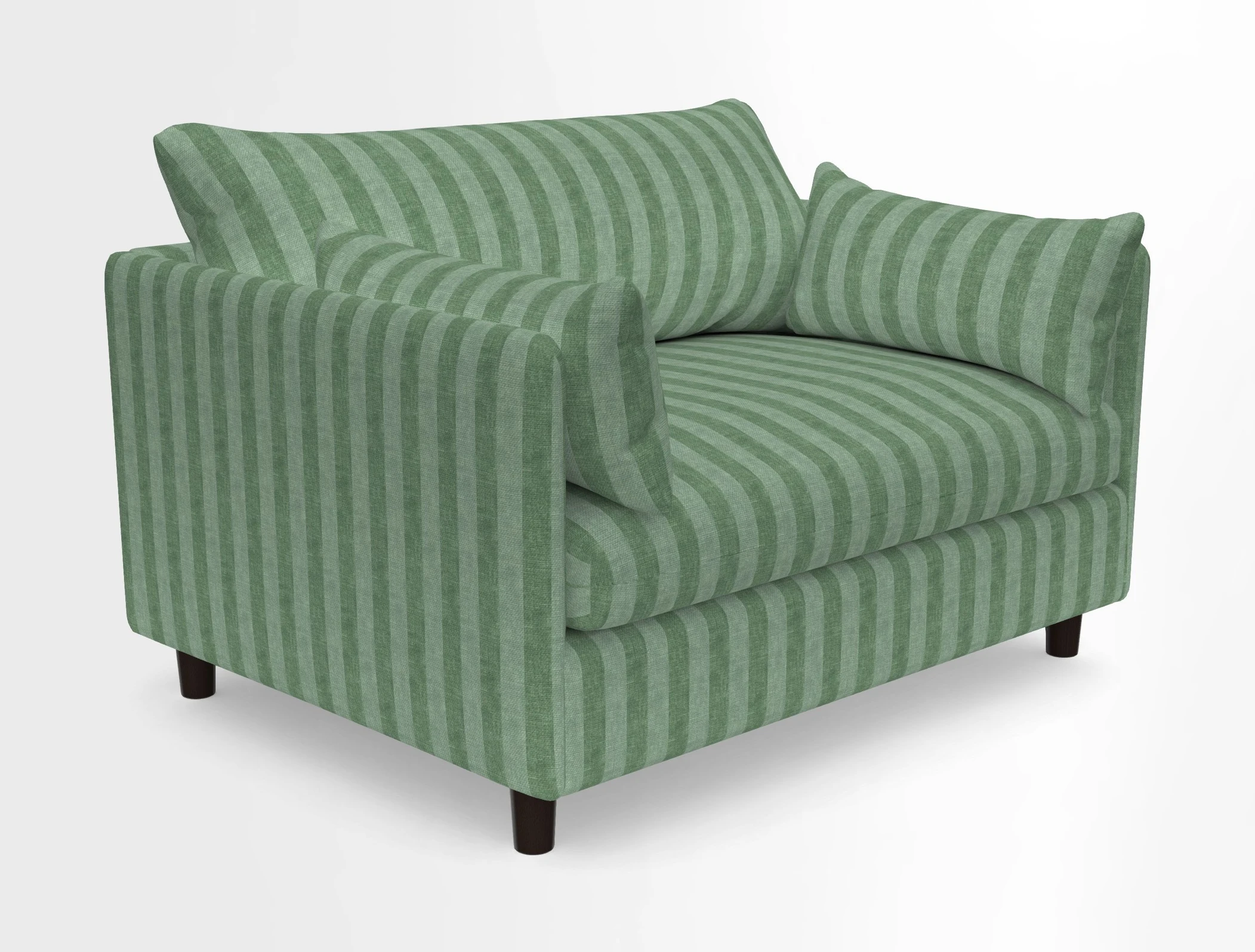 Madehurst Snuggler in Two Tone Plain Biscuit. Loose cover option available