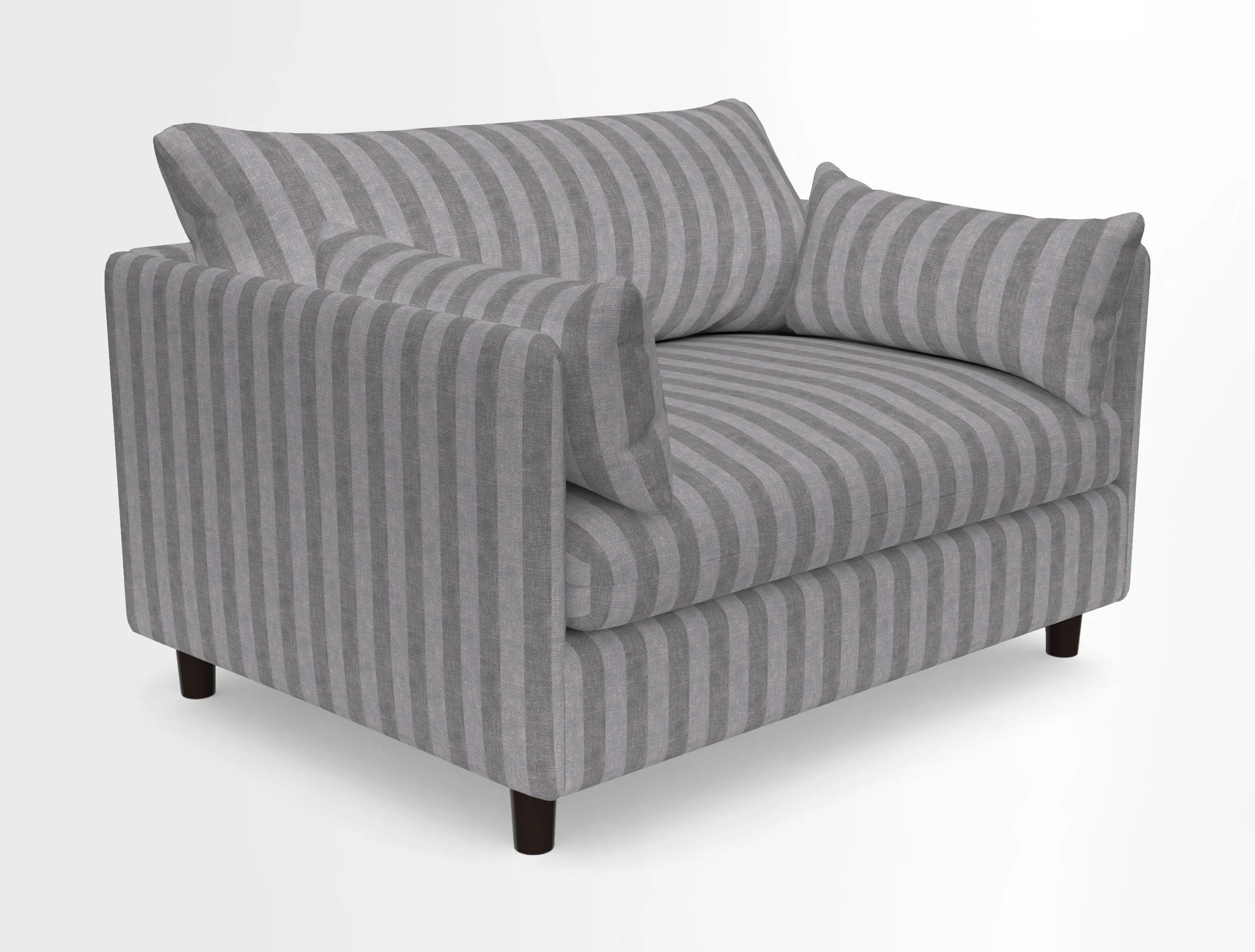 Madehurst Snuggler in Two Tone Plain Biscuit. Loose cover option available