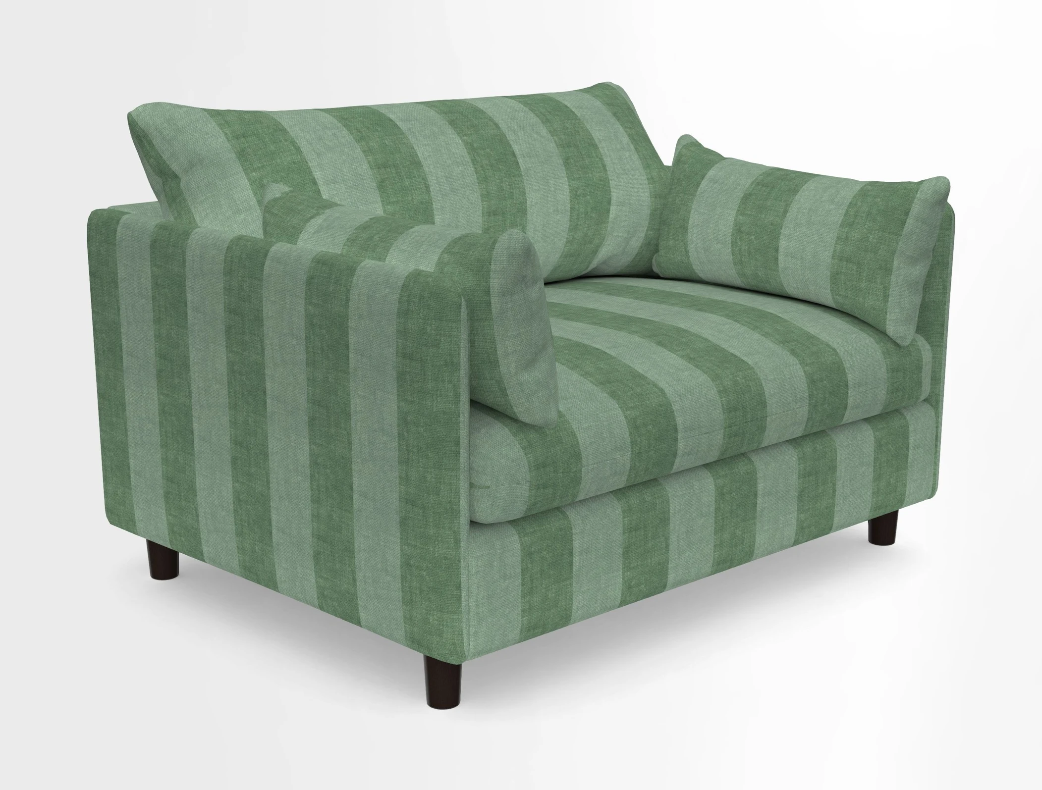 Madehurst Snuggler in Two Tone Plain Biscuit. Loose cover option available