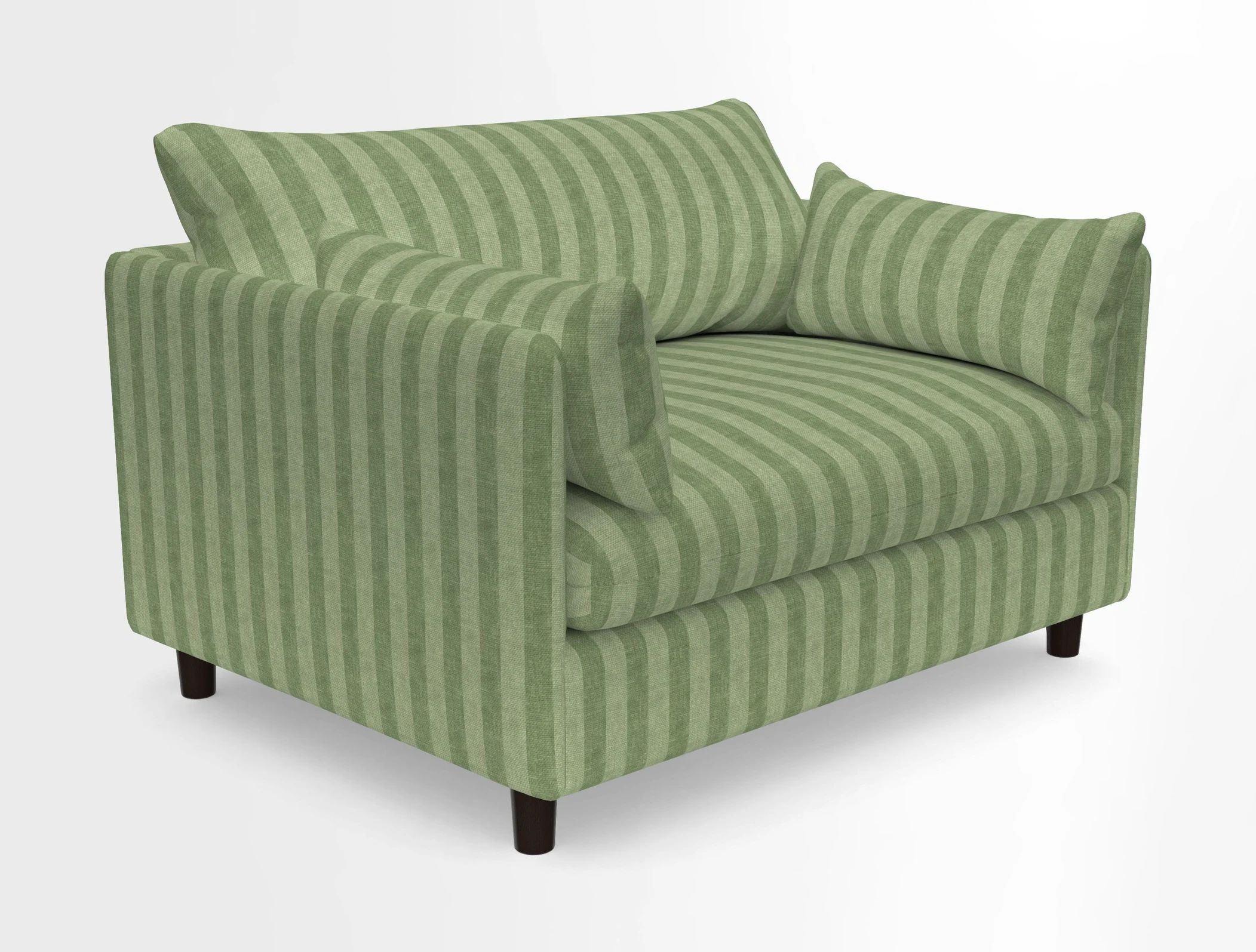 Madehurst Snuggler in Two Tone Plain Biscuit. Loose cover option available