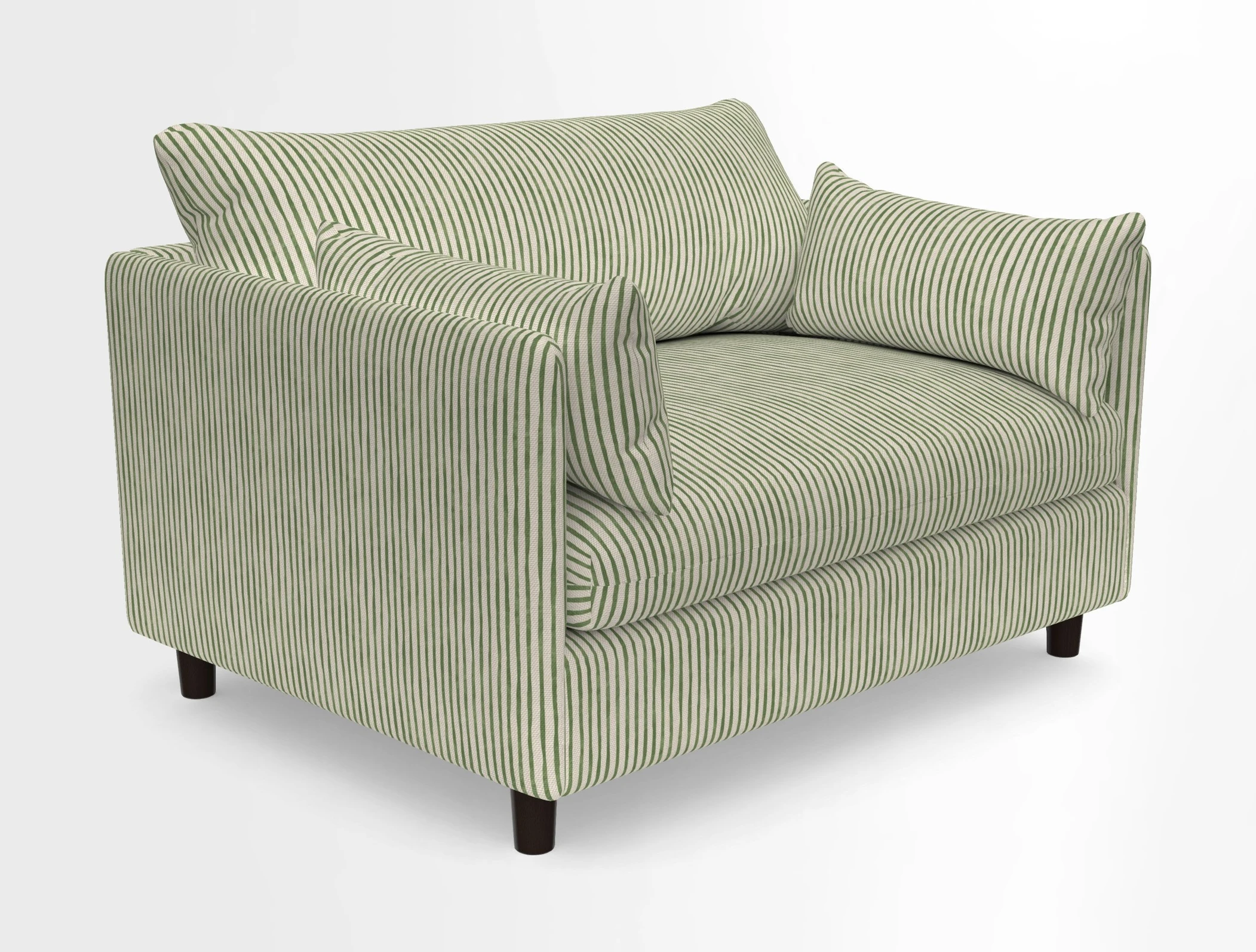 Madehurst Snuggler in Two Tone Plain Biscuit. Loose cover option available