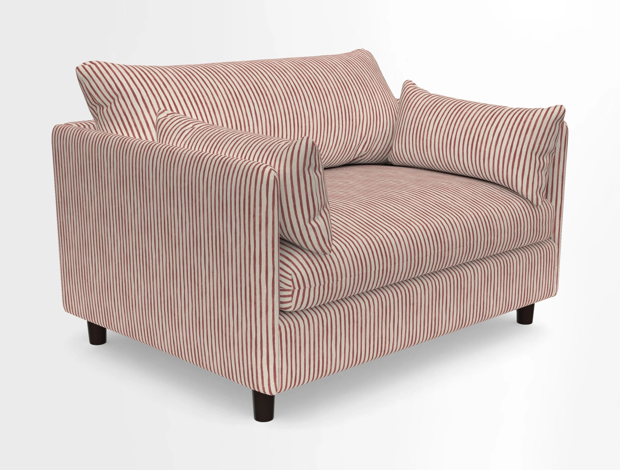 Madehurst Snuggler in Two Tone Plain Biscuit. Loose cover option available