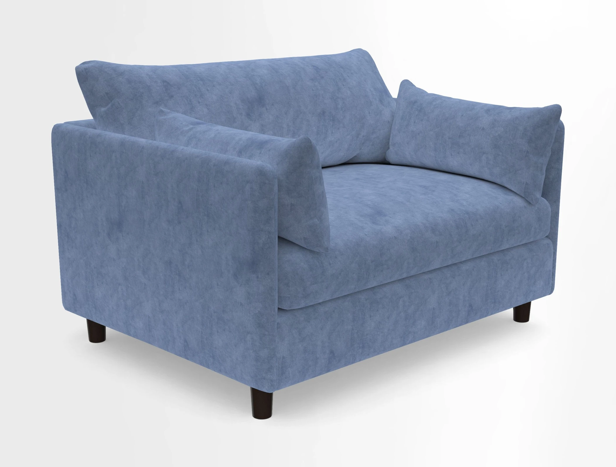 Madehurst Snuggler in Two Tone Plain Biscuit. Loose cover option available