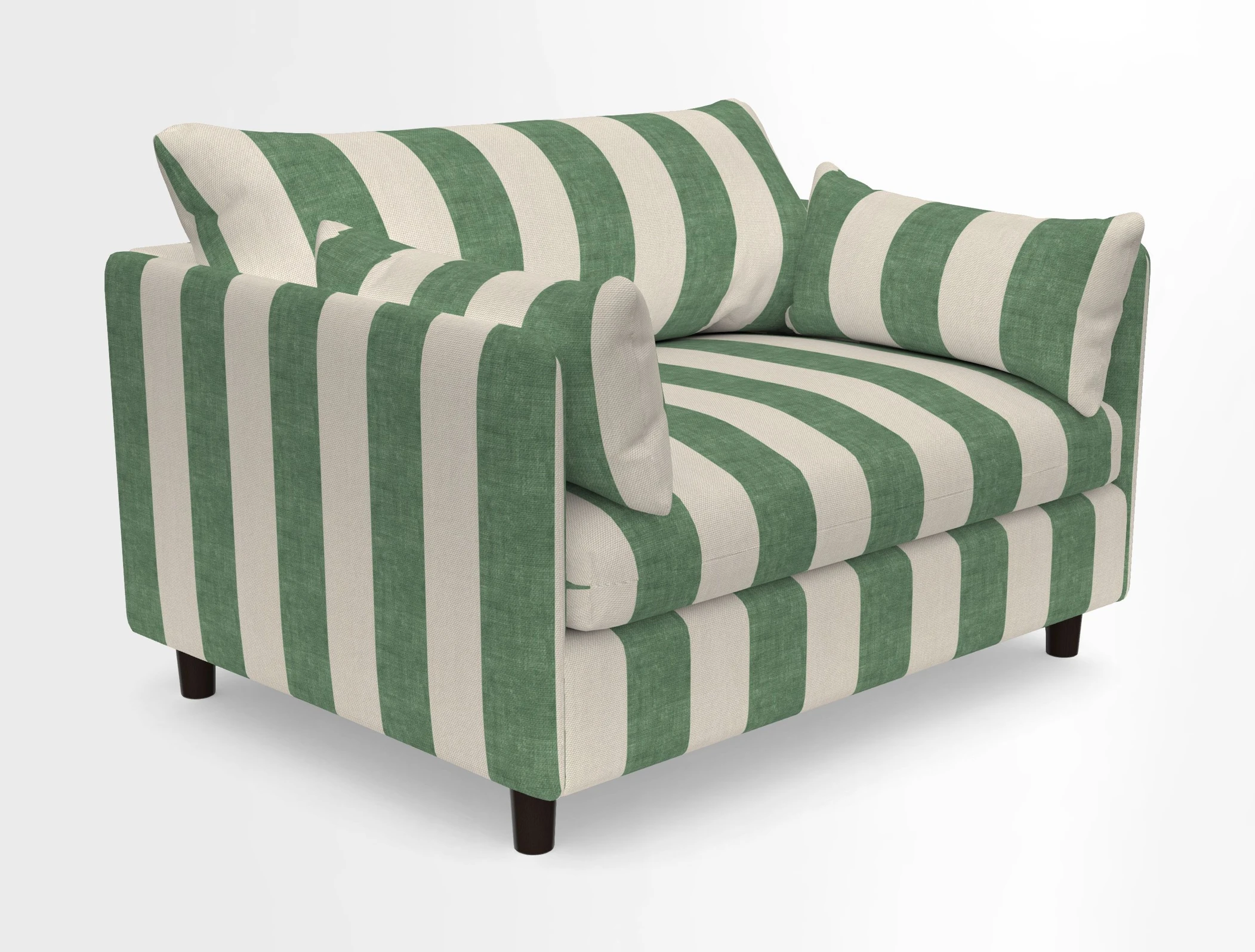 Madehurst Snuggler in Two Tone Plain Biscuit. Loose cover option available