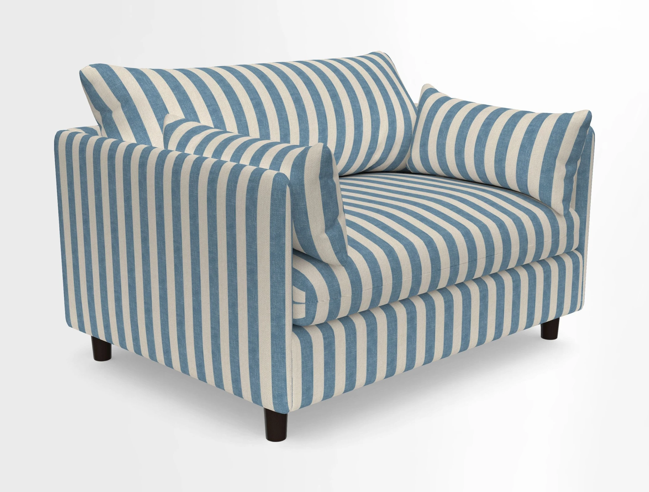 Madehurst Snuggler in Two Tone Plain Biscuit. Loose cover option available