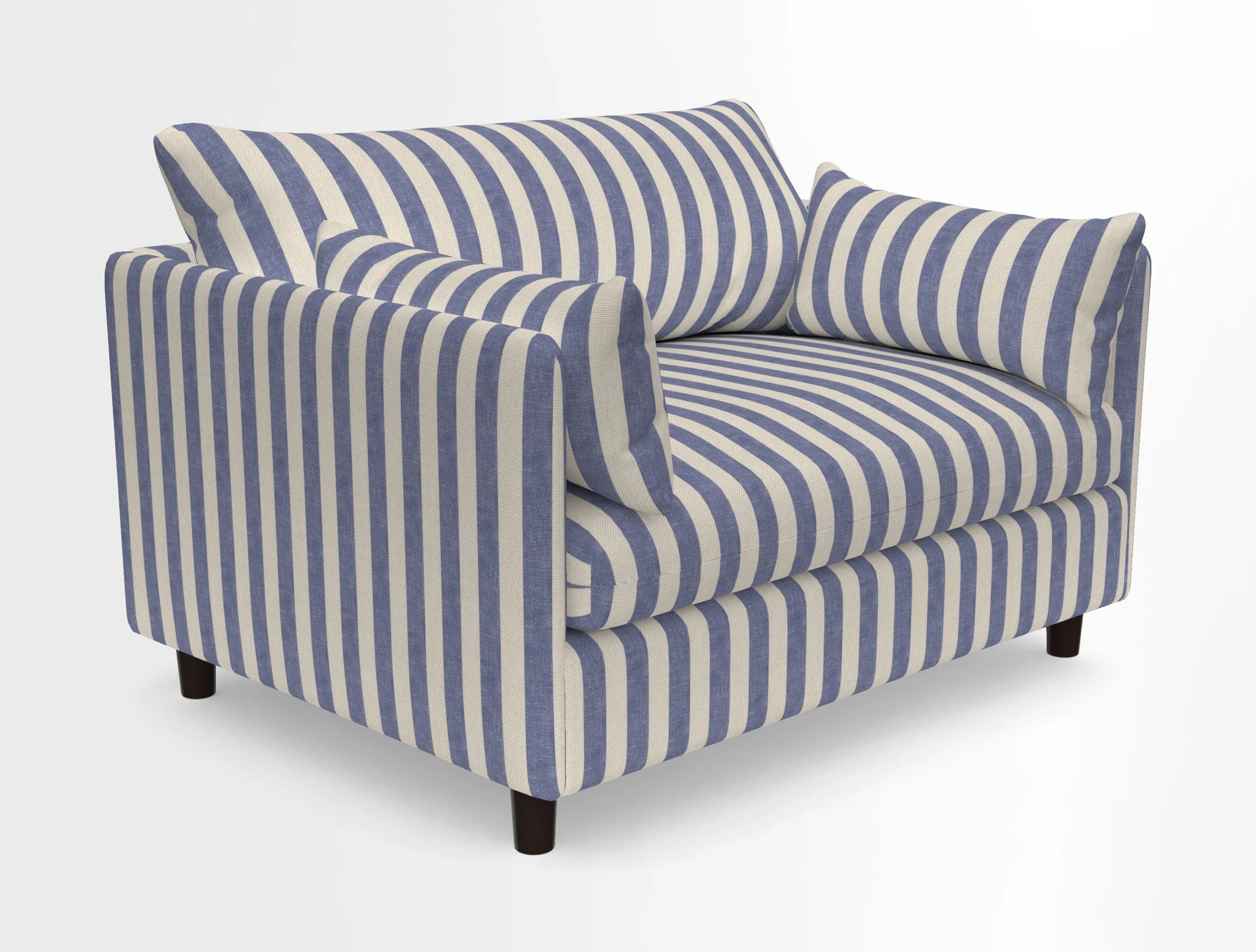 Madehurst Snuggler in Two Tone Plain Biscuit. Loose cover option available