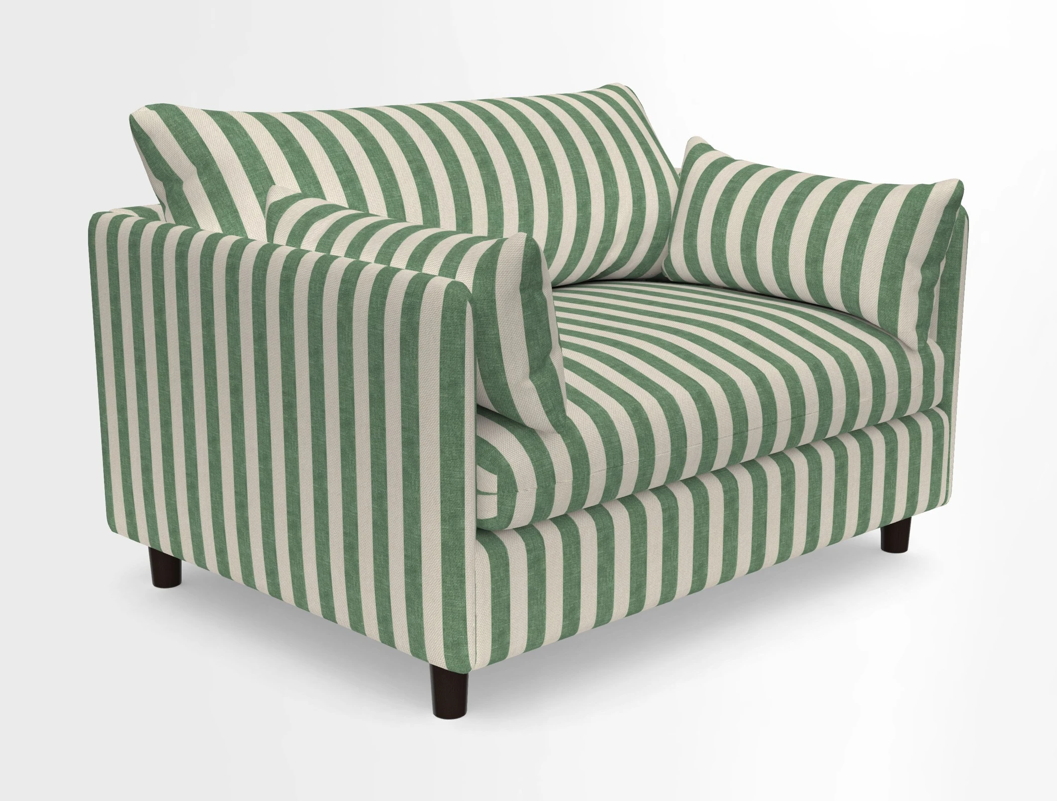 Madehurst Snuggler in Two Tone Plain Biscuit. Loose cover option available