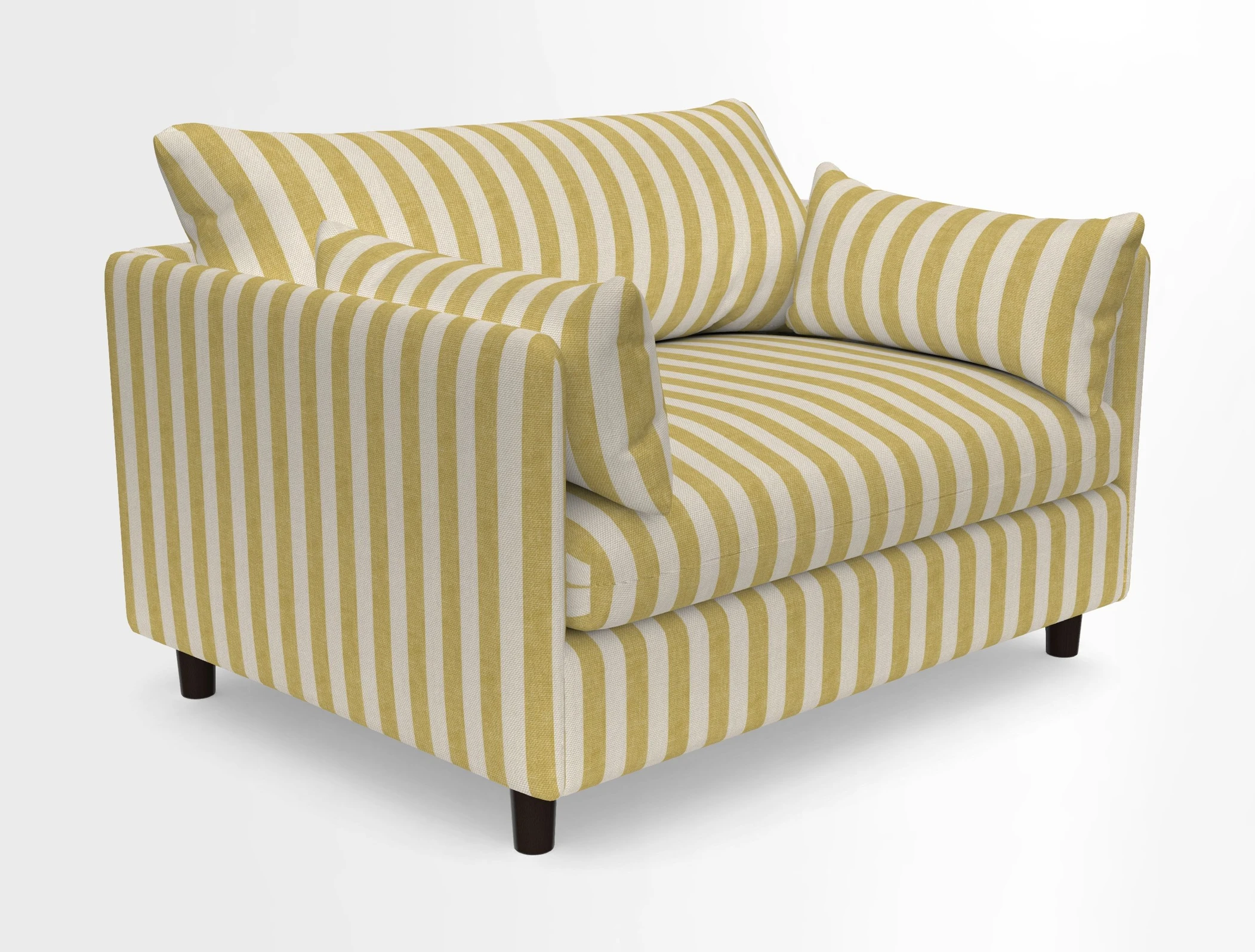Madehurst Snuggler in Two Tone Plain Biscuit. Loose cover option available