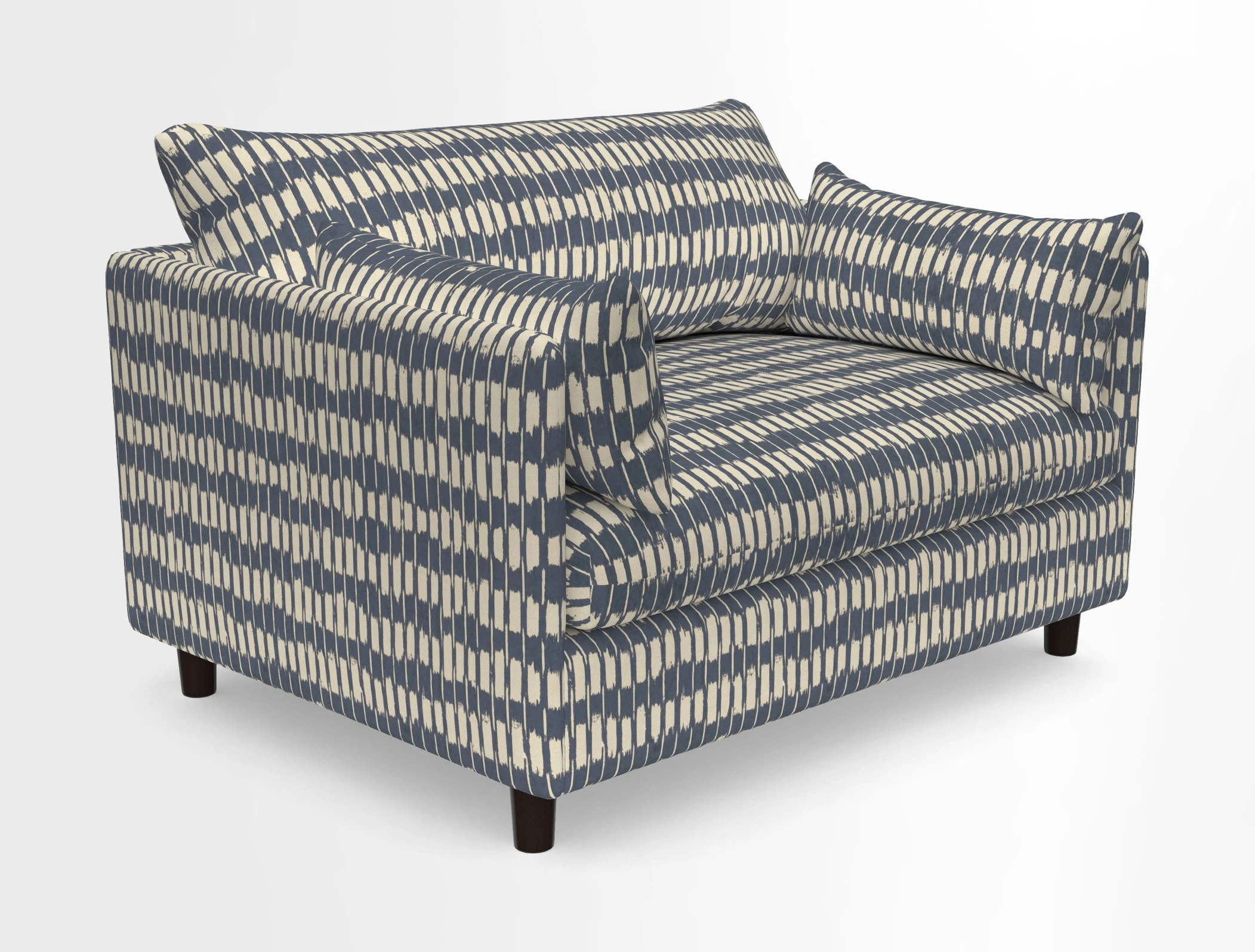 Madehurst Snuggler in Two Tone Plain Biscuit. Loose cover option available