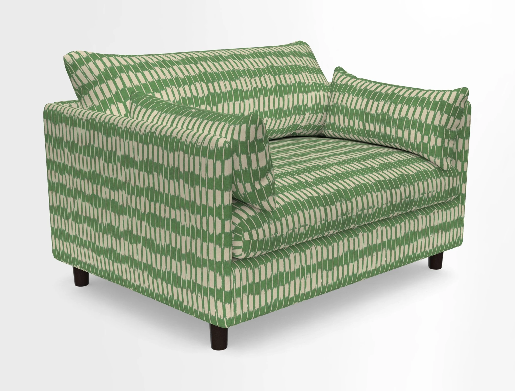 Madehurst Snuggler in Two Tone Plain Biscuit. Loose cover option available