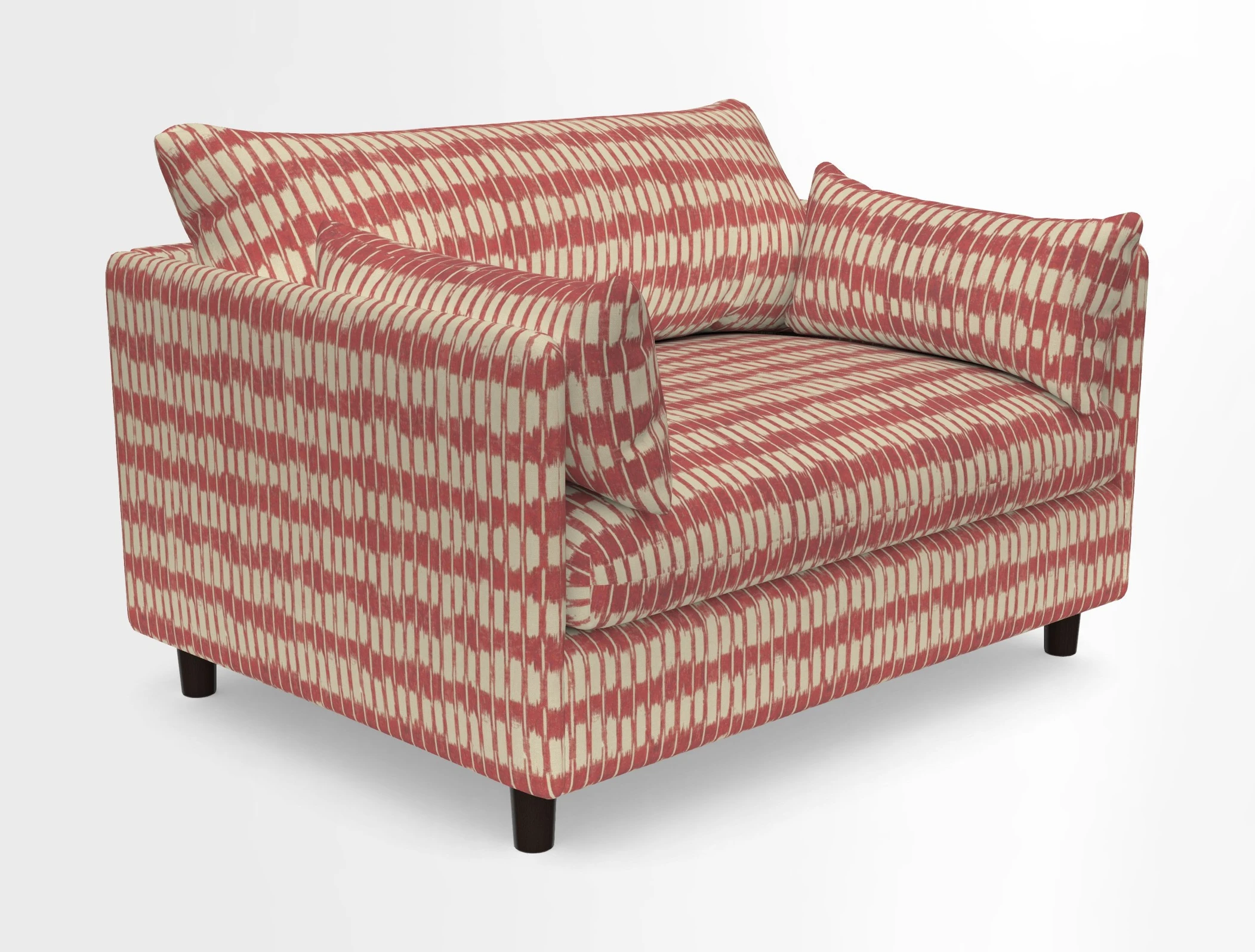 Madehurst Snuggler in Two Tone Plain Biscuit. Loose cover option available