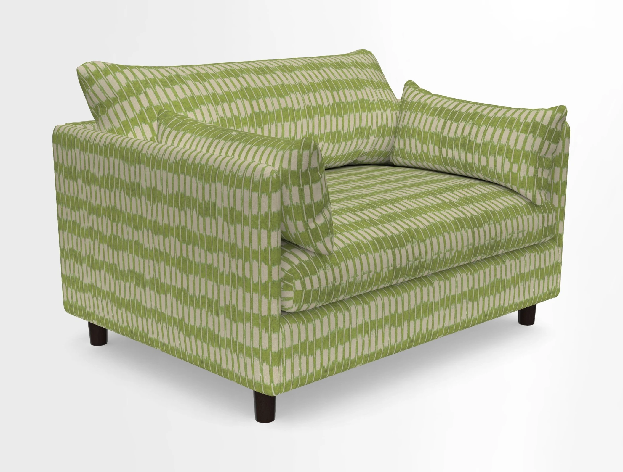 Madehurst Snuggler in Two Tone Plain Biscuit. Loose cover option available