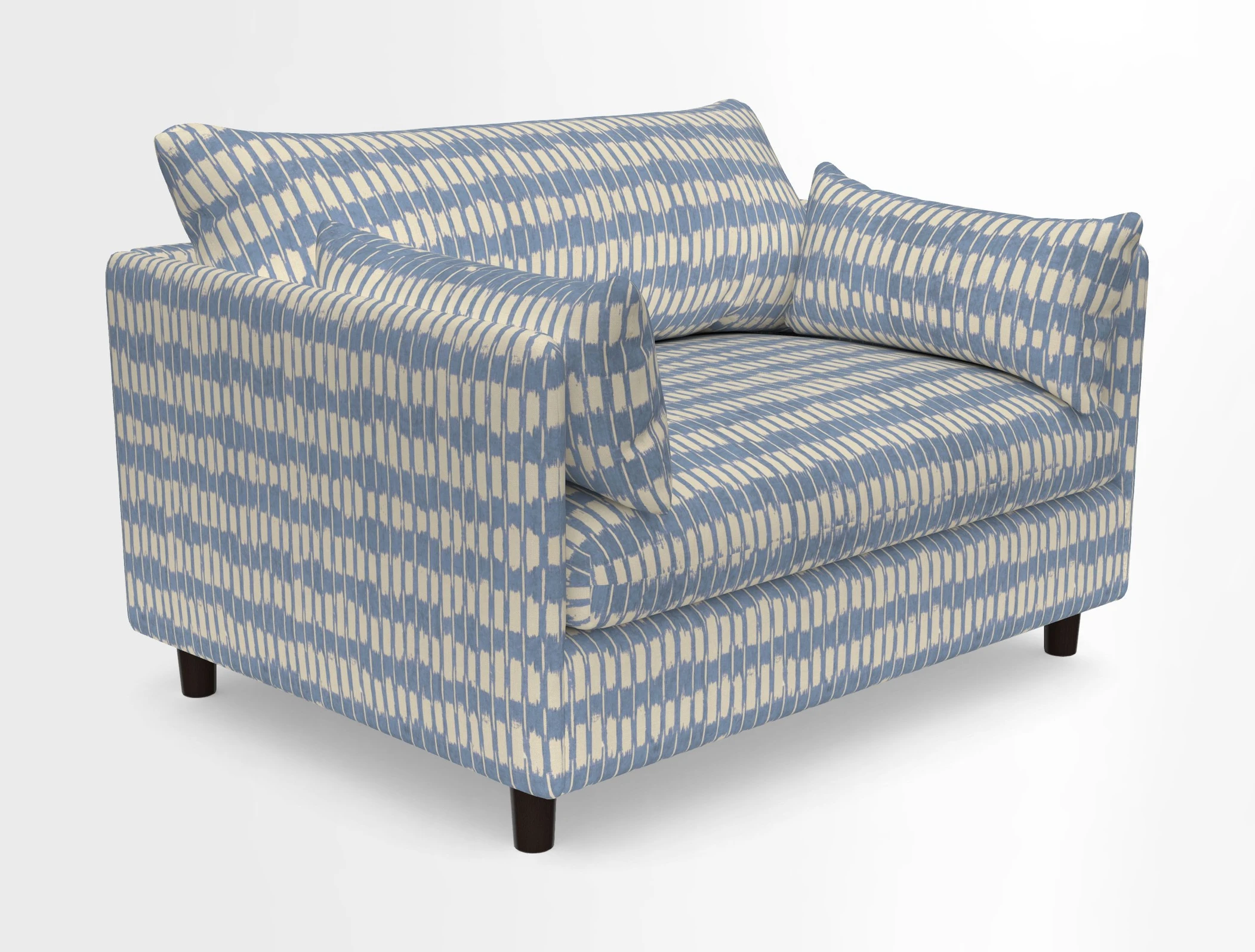 Madehurst Snuggler in Two Tone Plain Biscuit. Loose cover option available