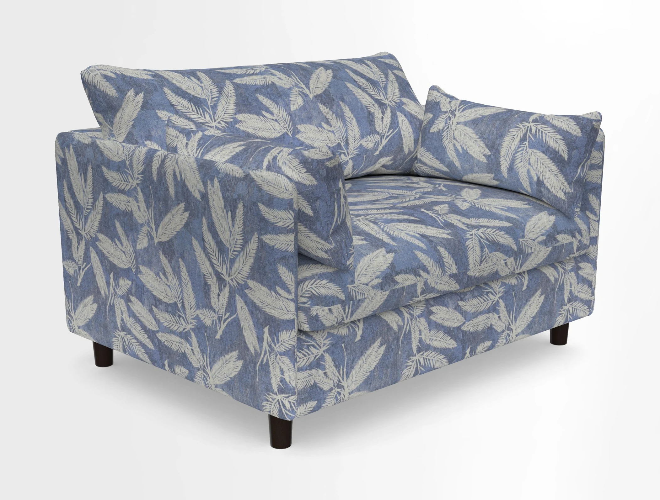 Madehurst Snuggler in Two Tone Plain Biscuit. Loose cover option available