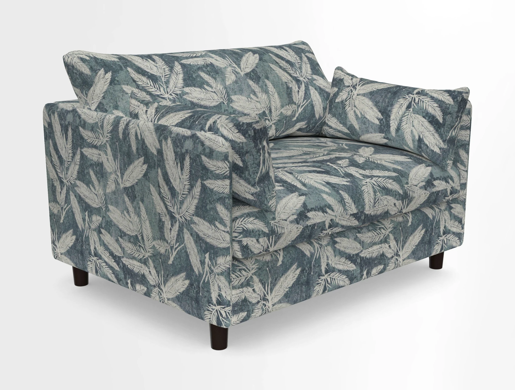 Madehurst Snuggler in Two Tone Plain Biscuit. Loose cover option available