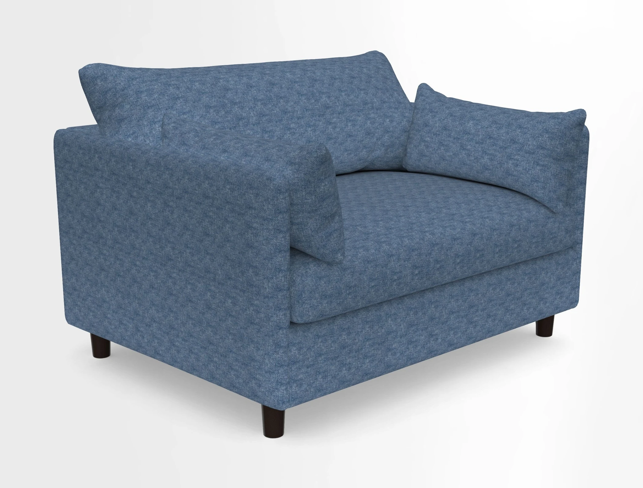 Madehurst Snuggler in Two Tone Plain Biscuit. Loose cover option available