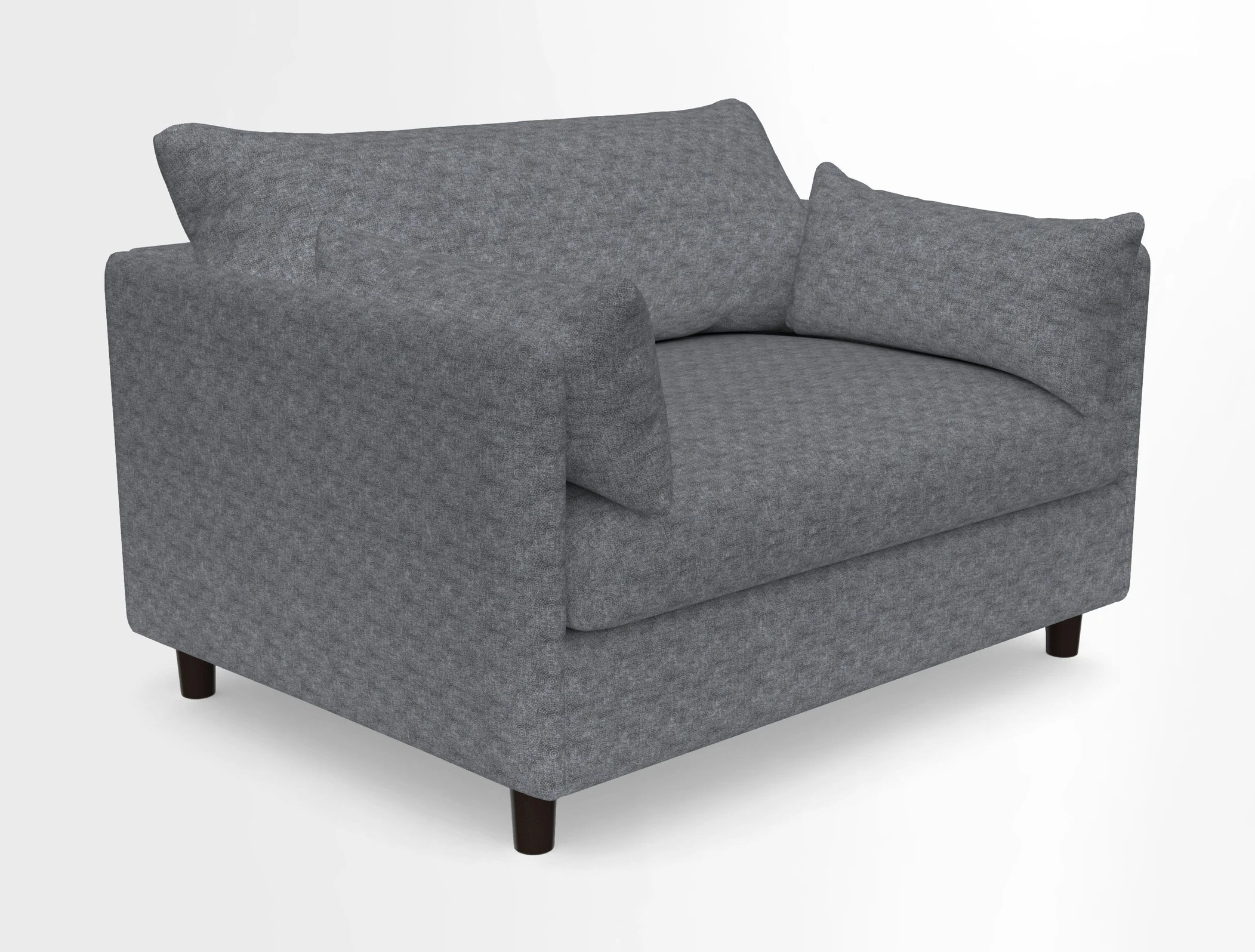 Madehurst Snuggler in Two Tone Plain Biscuit. Loose cover option available