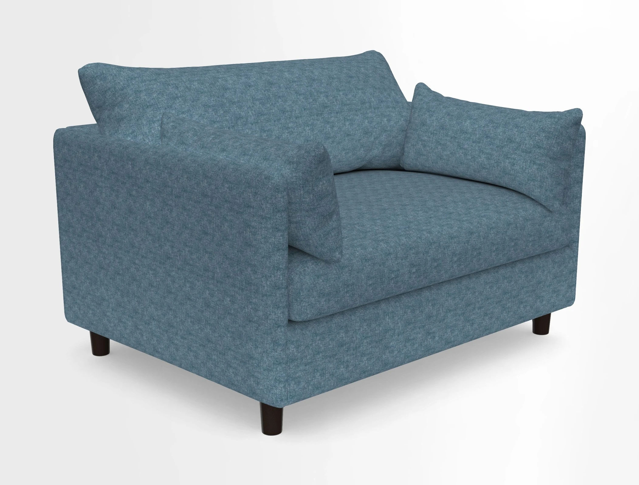 Madehurst Snuggler in Two Tone Plain Biscuit. Loose cover option available