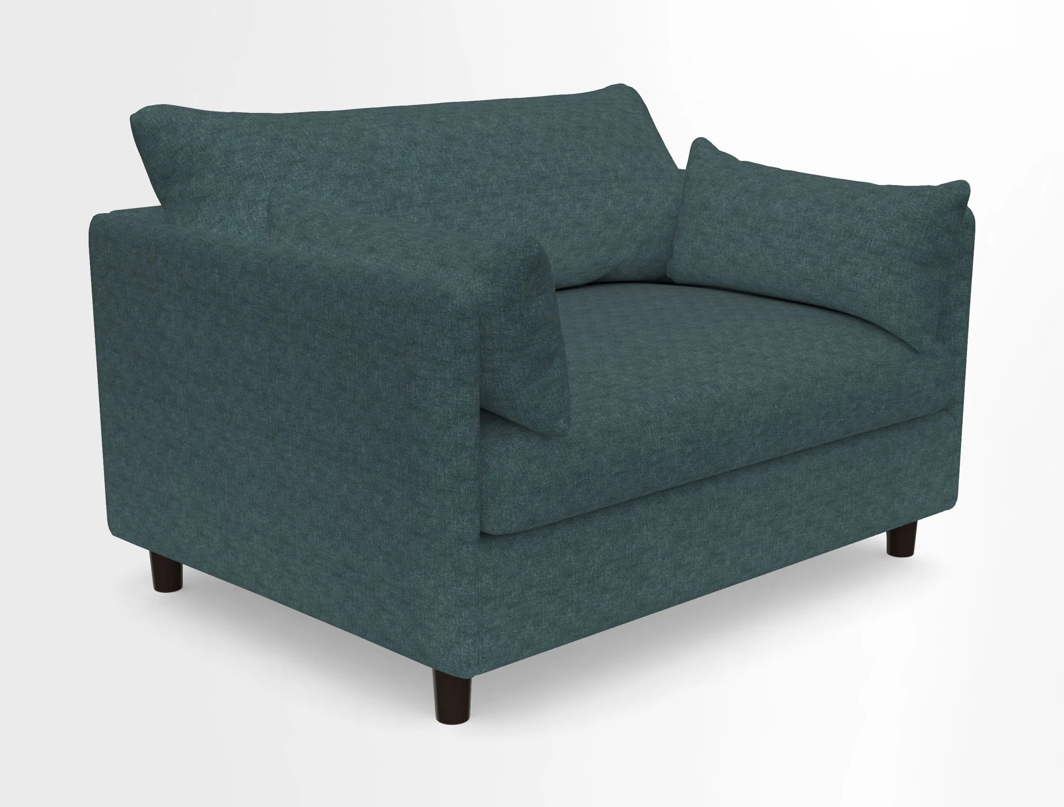 Madehurst Snuggler in Two Tone Plain Biscuit. Loose cover option available