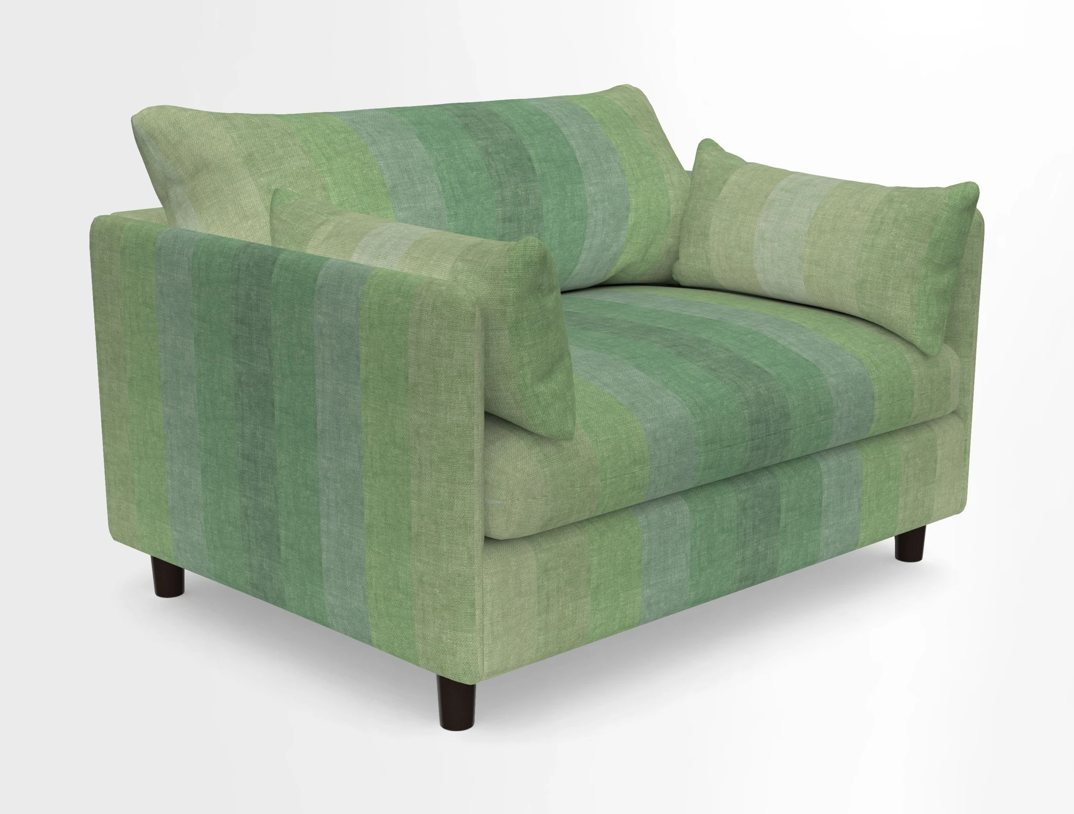 Madehurst Snuggler in Two Tone Plain Biscuit. Loose cover option available