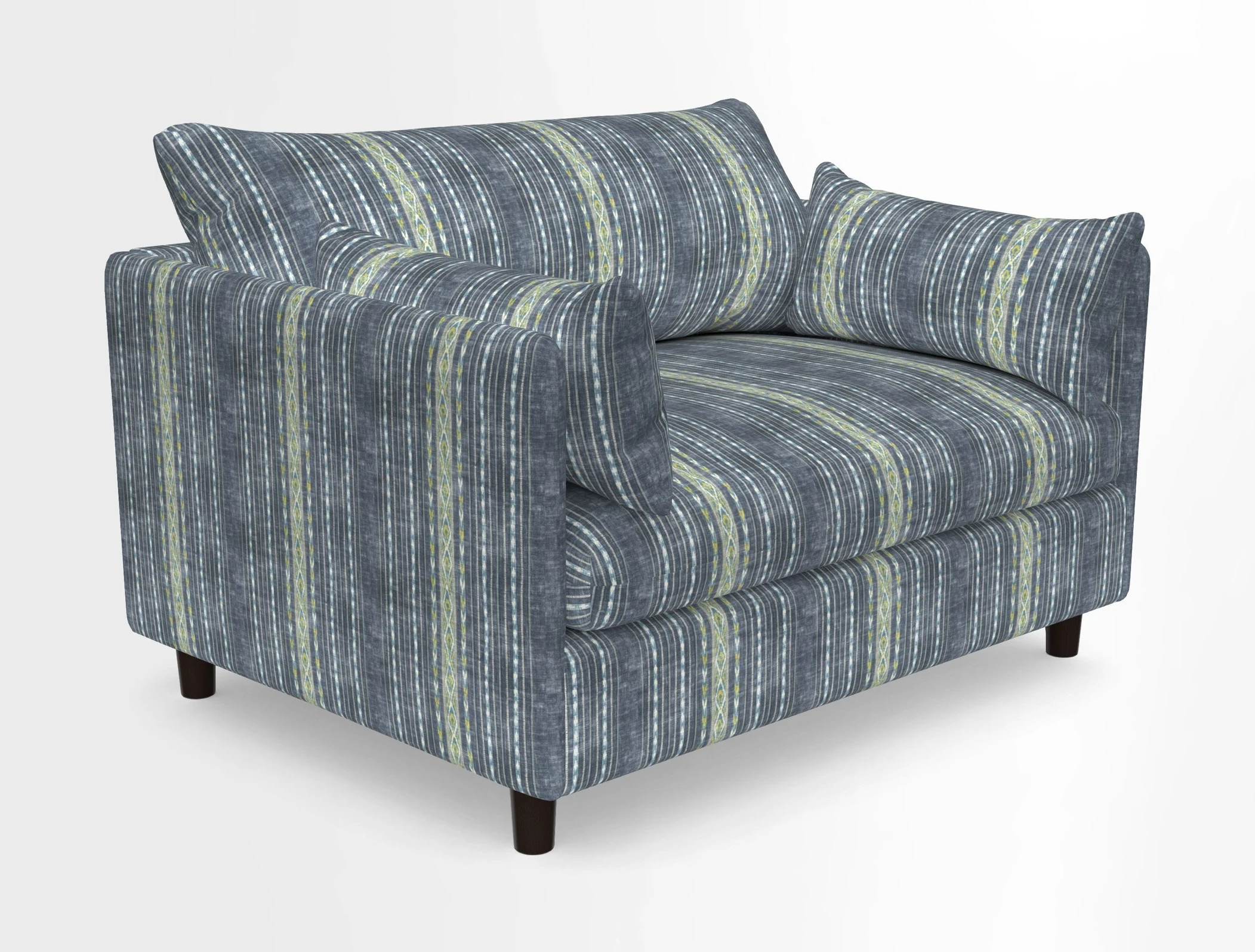 Madehurst Snuggler in Two Tone Plain Biscuit. Loose cover option available