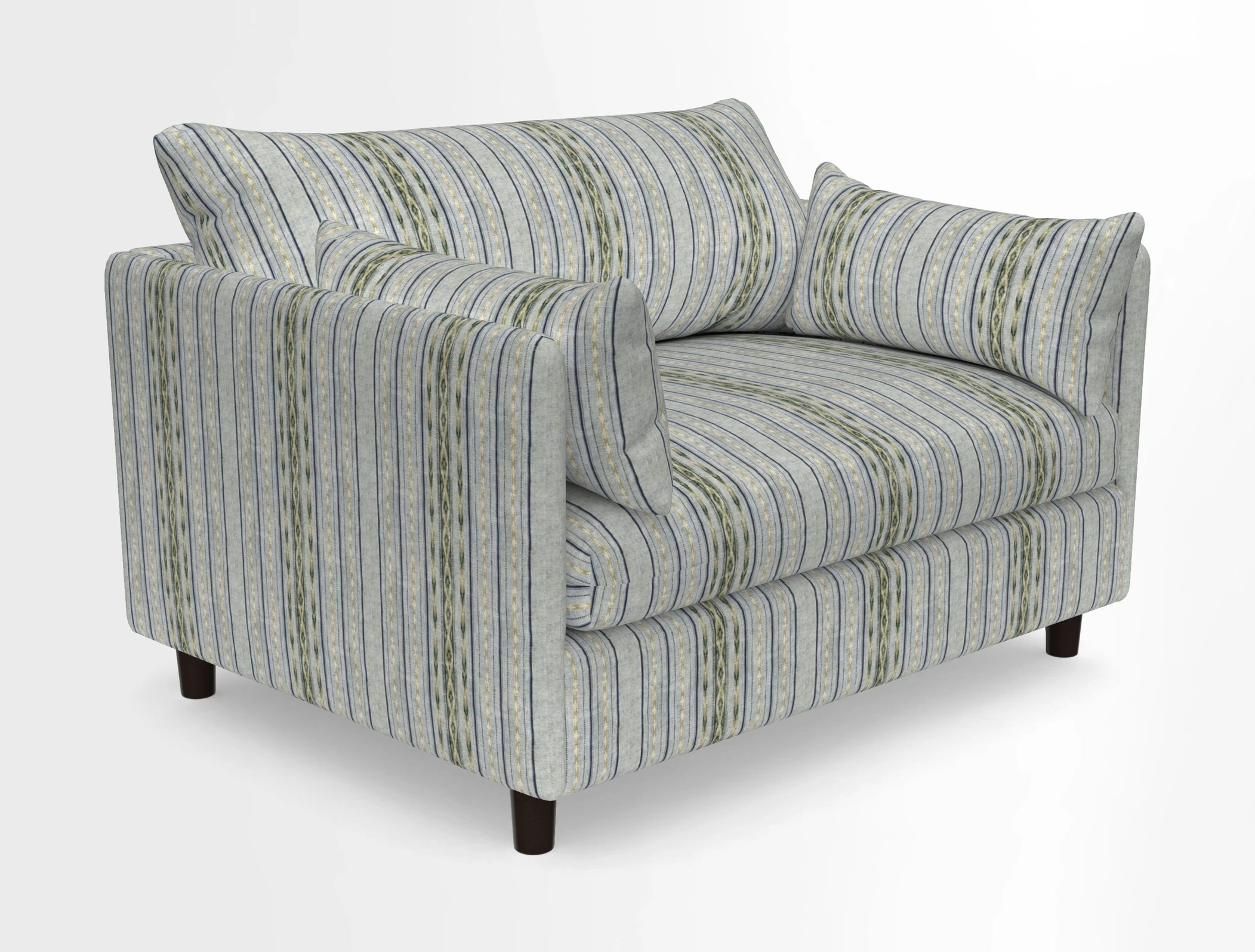 Madehurst Snuggler in Two Tone Plain Biscuit. Loose cover option available