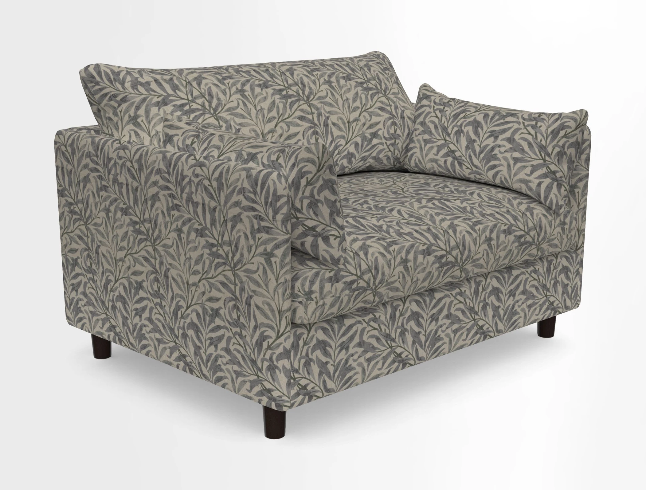 Madehurst Snuggler in Two Tone Plain Biscuit. Loose cover option available