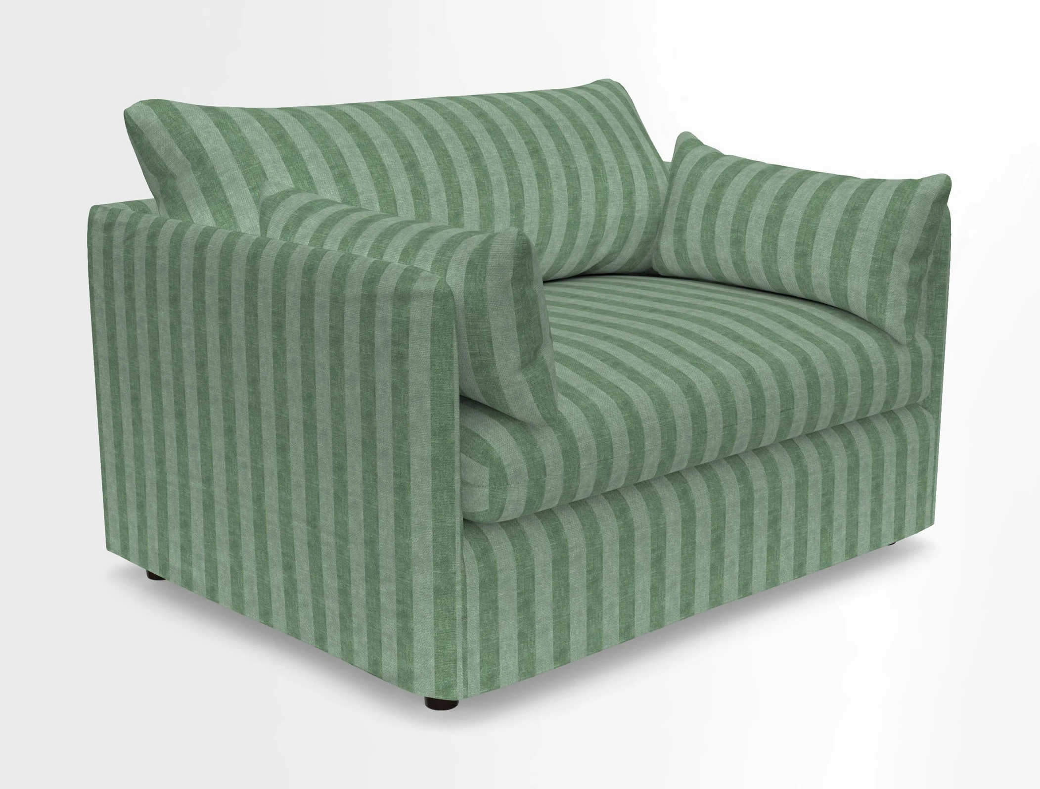 Madehurst Snuggler in Two Tone Plain Biscuit. Loose cover option available