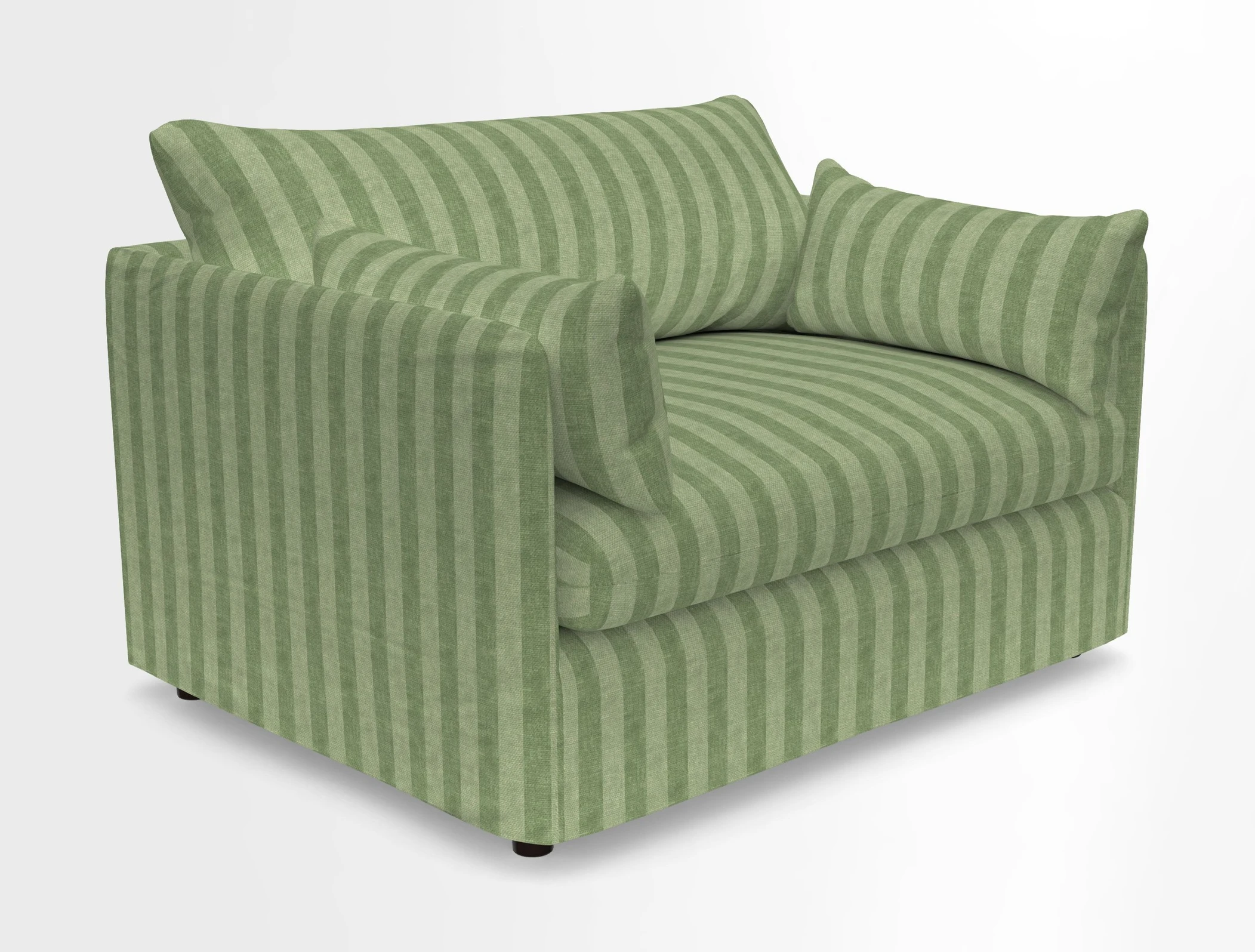Madehurst Snuggler in Two Tone Plain Biscuit. Loose cover option available
