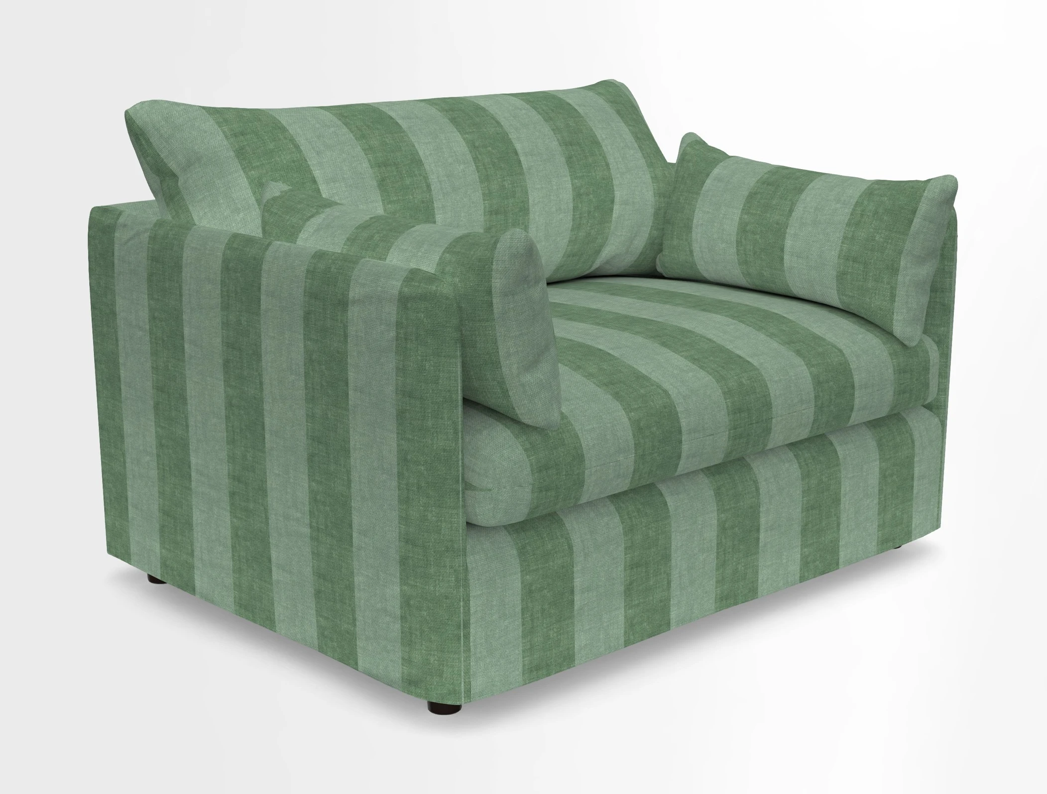 Madehurst Snuggler in Two Tone Plain Biscuit. Loose cover option available
