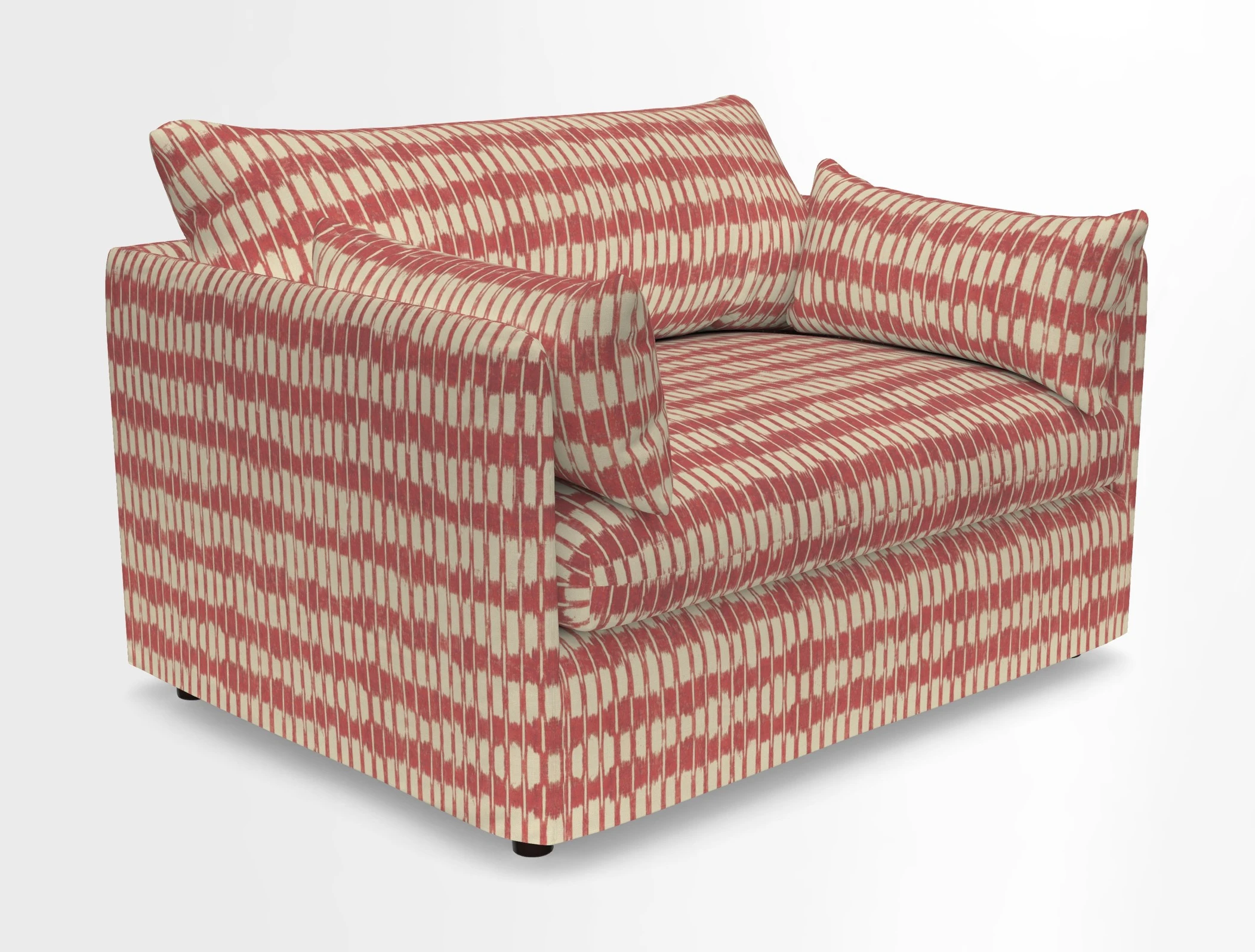Madehurst Snuggler in Two Tone Plain Biscuit. Loose cover option available