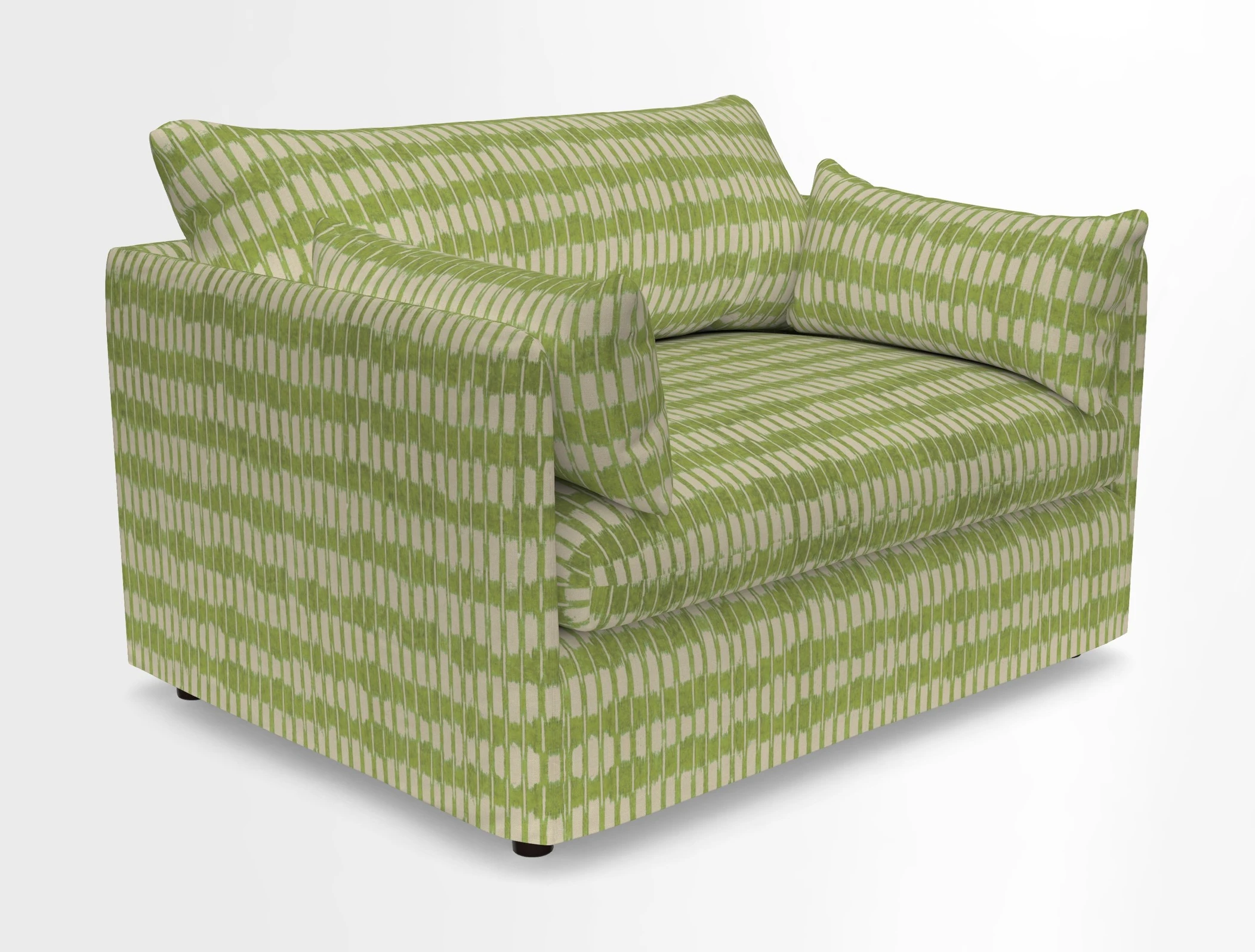 Madehurst Snuggler in Two Tone Plain Biscuit. Loose cover option available